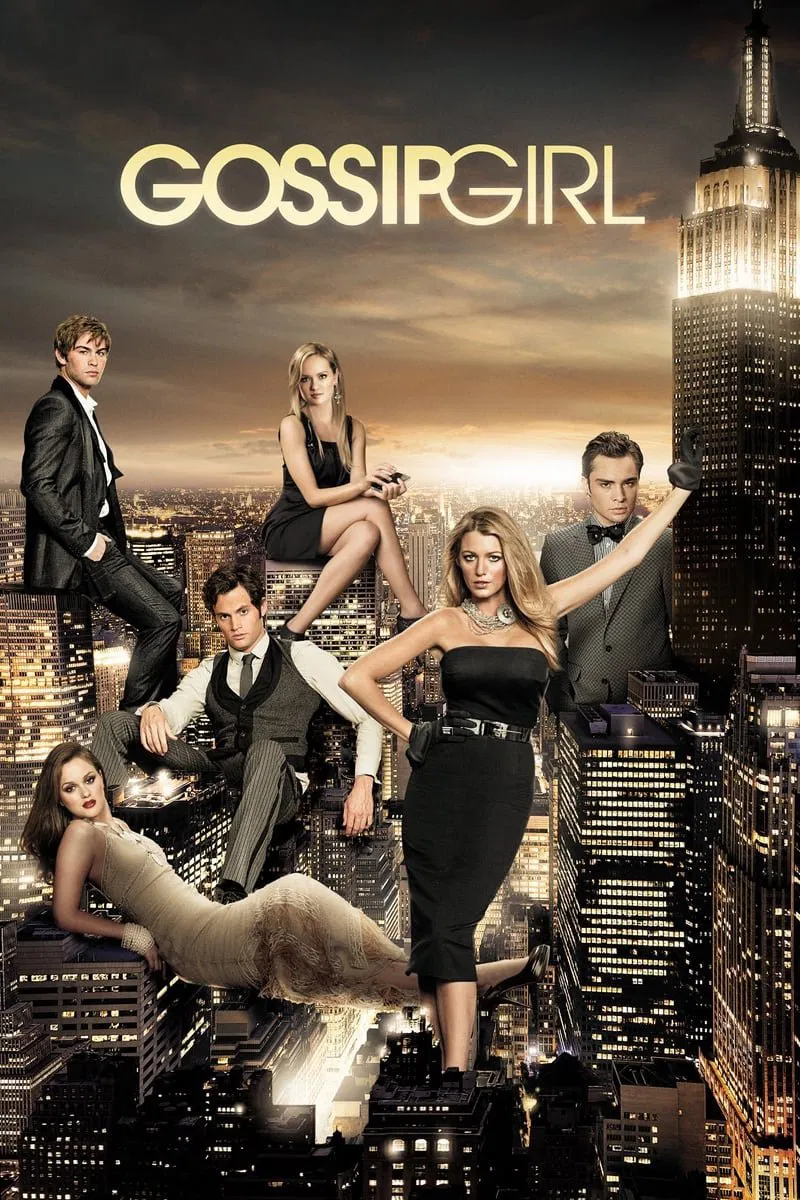 Poster chính thức của phim Phim Tâm Lý, Phim Bí Ẩn "Hội Bà Tám (Phần 3)" (Gossip Girl - 2007), với sự tham gia của diễn viên Blake Lively và Leighton Meester.