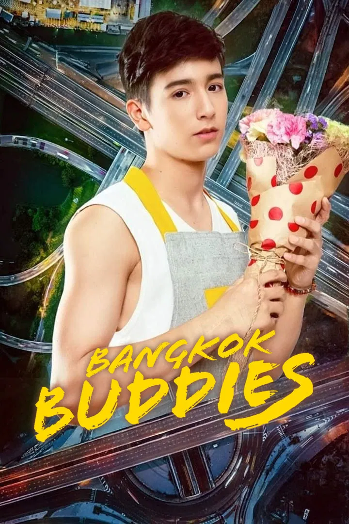 Poster chính thức của phim Phim Tâm Lý, Phim Hài "Hội bạn Bangkok" (Bangkok Buddies - 2019), với sự tham gia của diễn viên Few Vayu Kessuvit và Ekkaphon Deeboonmee Na Chumphae.