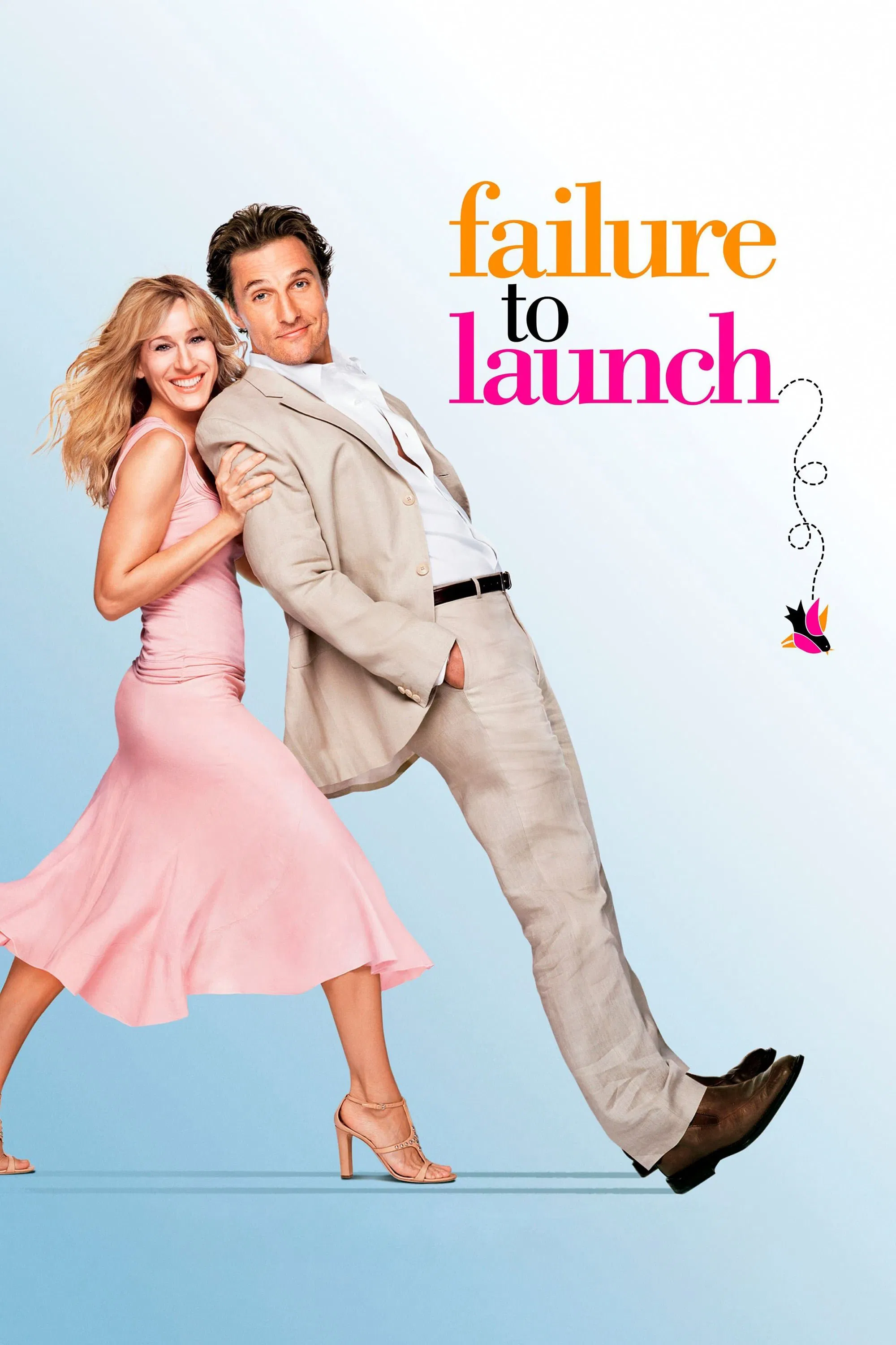 Poster chính thức của phim Phim Tình Cảm, Phim Hài "Hội Chứng Sợ Lấy Vợ" (Failure to Launch - 2006), với sự tham gia của diễn viên Matthew McConaughey và Sarah Jessica Parker.