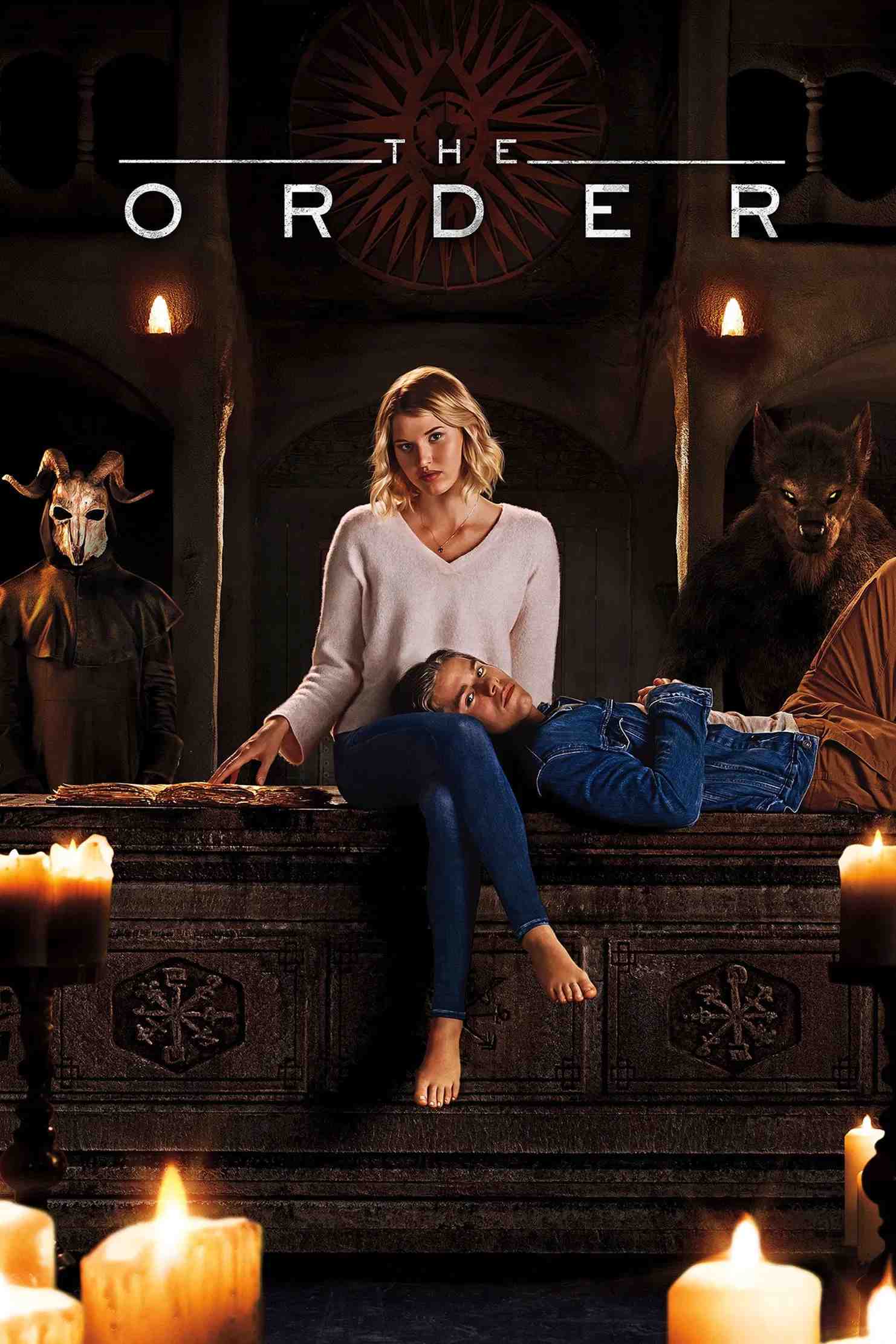 Poster chính thức của phim Phim Tâm Lý, Phim Bí Ẩn "Hội Kín (Phần 2)" (The Order - 2019), với sự tham gia của diễn viên Jake Manley và Sarah Grey.