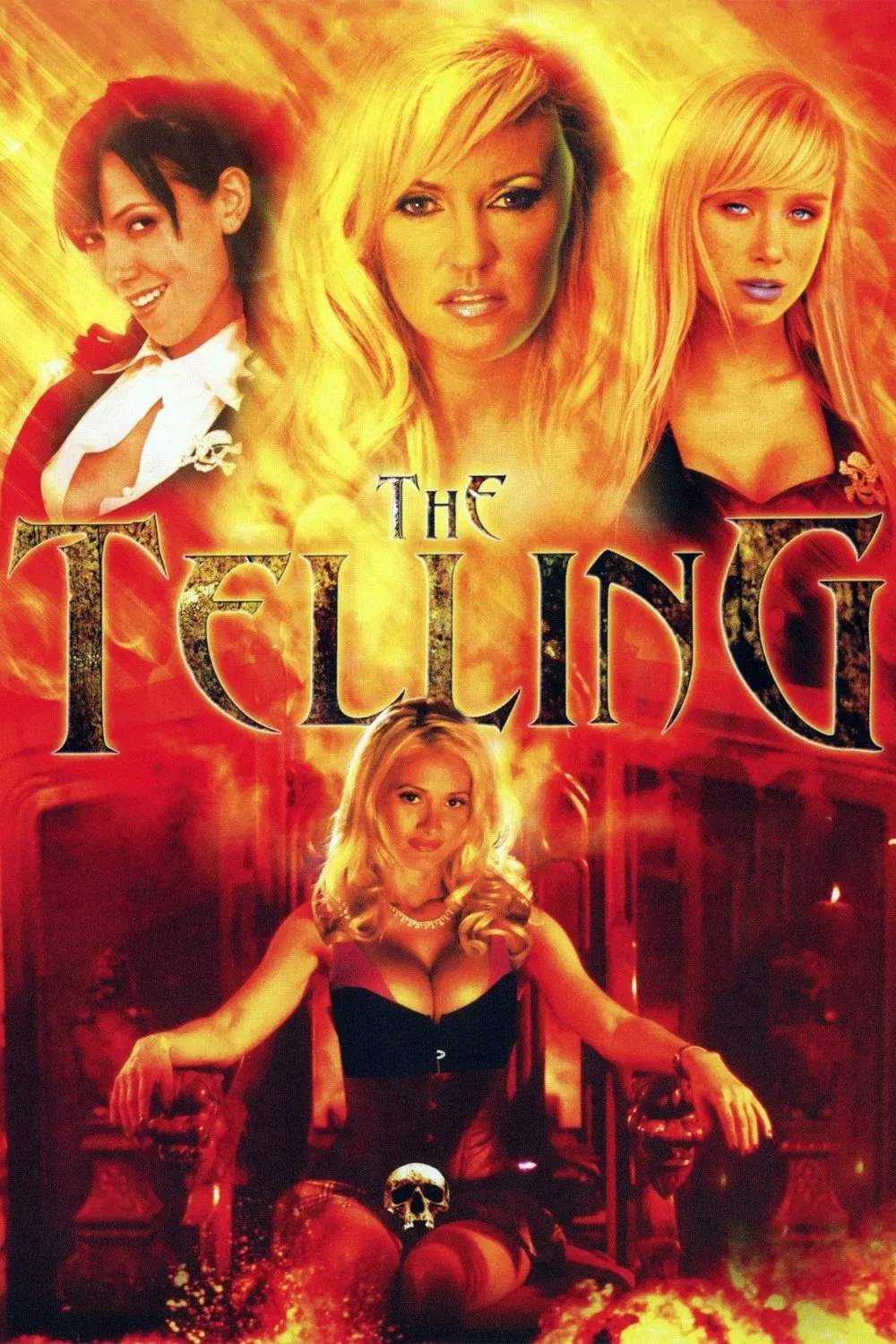 Poster chính thức của phim Phim Kinh Dị, Phim Giật Gân "Hội Nữ Sinh" (The Telling - 2009), với sự tham gia của diễn viên Bridget Marquardt và Holly Madison.