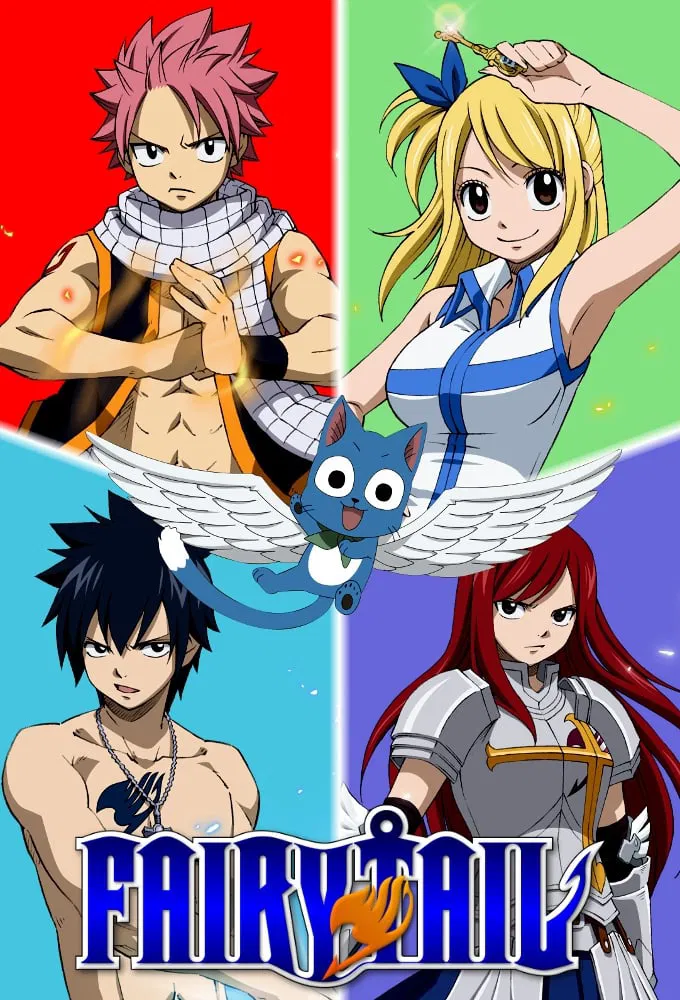 Poster chính thức của phim Phim Hoạt Hình, Phim Hành Động & Phiêu Lưu "Hội Pháp Sư (Phần 4)" (Fairy Tail - 2009), với sự tham gia của diễn viên Tetsuya Kakihara và Aya Hirano.
