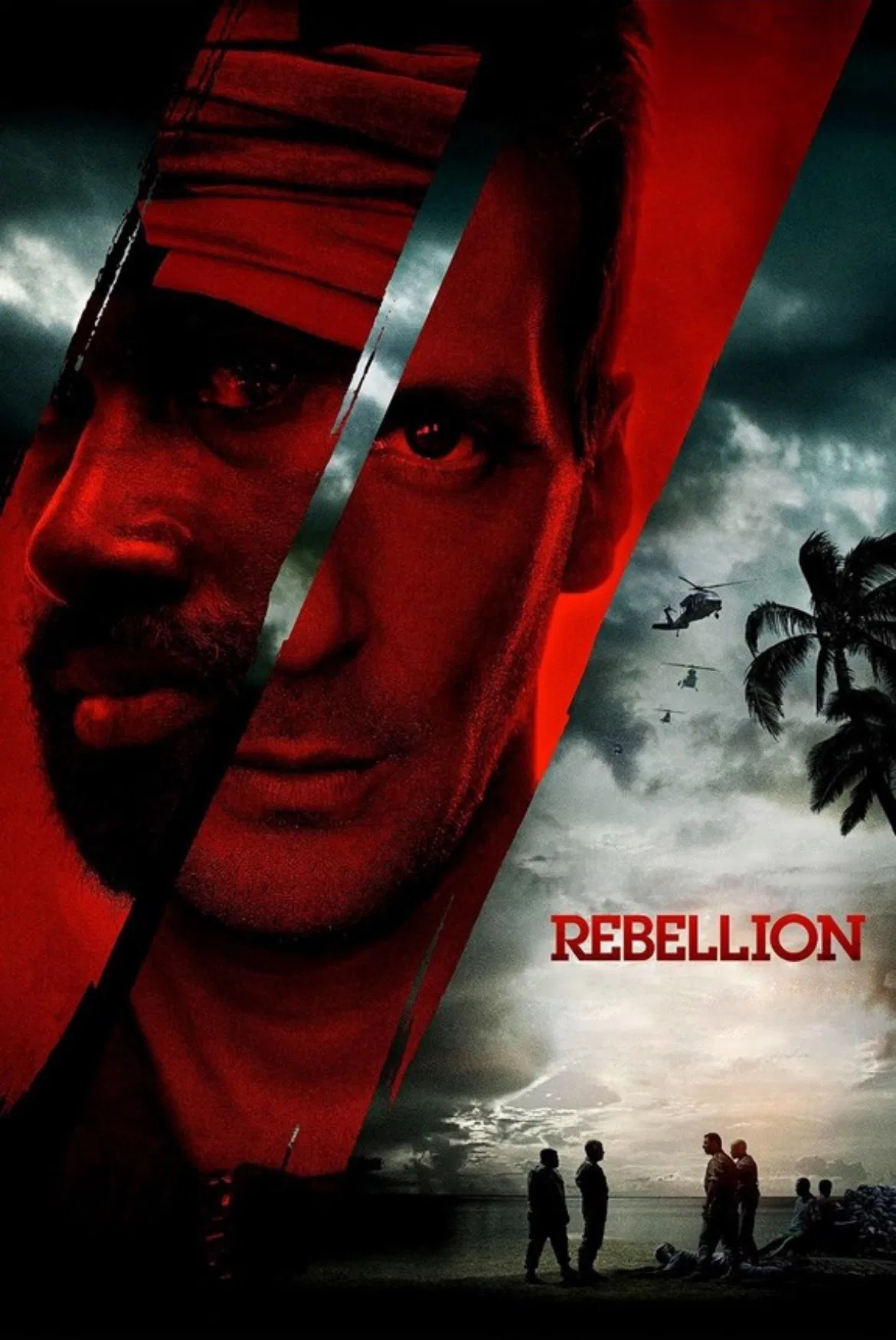 Poster chính thức của phim Phim Tâm Lý, Phim Hành Động "Hòn Đảo Bất Khuất" (Rebellion - 2011), với sự tham gia của diễn viên Mathieu Kassovitz và Iabe Lapacas.