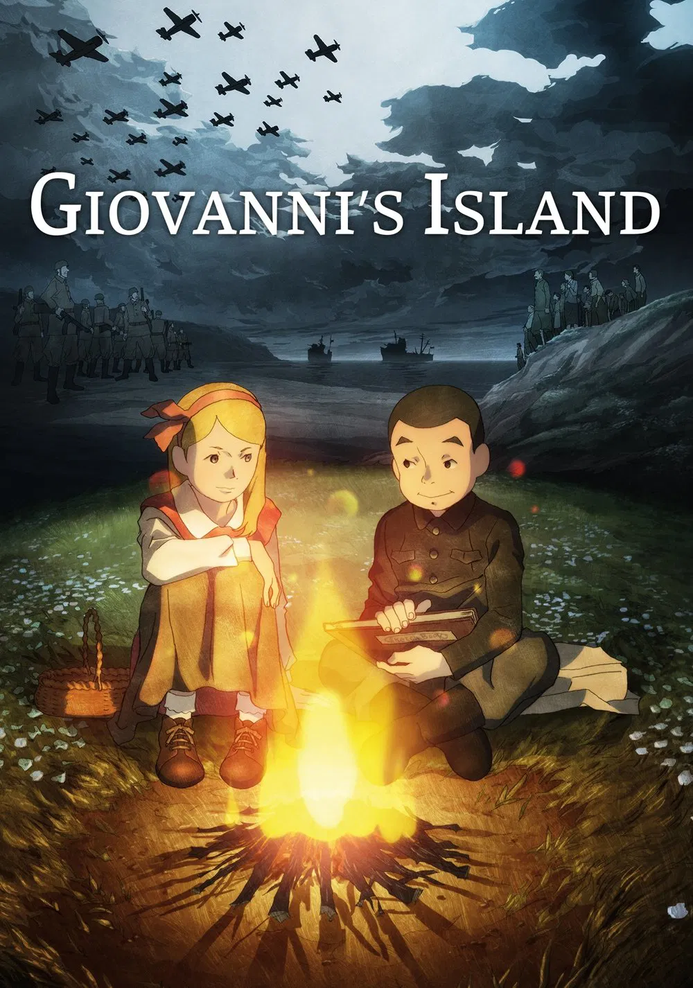 Poster chính thức của phim Phim Hoạt Hình, Phim Tâm Lý "Hòn Đảo Của Giovanni" (Giovanni's Island - 2014), với sự tham gia của diễn viên Masachika Ichimura và Yukie Nakama.