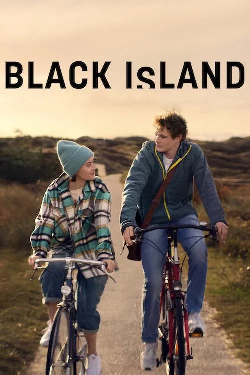Poster chính thức của phim Phim Giật Gân "Hòn Đảo Đen" (Black Island - 2021), với sự tham gia của diễn viên Philip Froissant và Hanns Zischler.