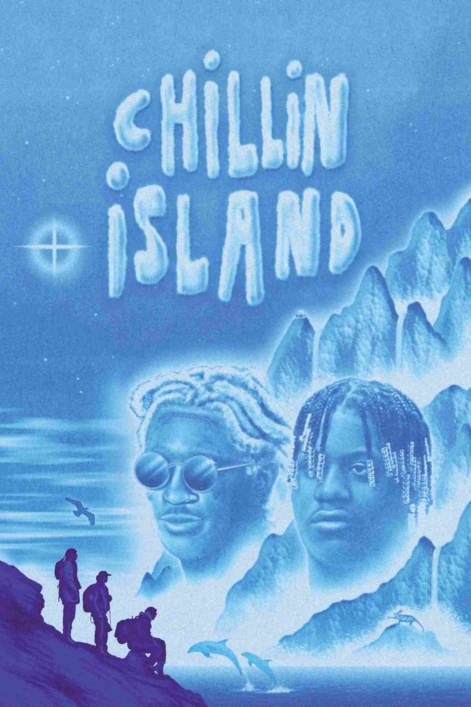 Poster chính thức của phim Phim Tài Liệu, Phim Hài "Hòn Đảo Tự Do" (Chillin Island - 2021), với sự tham gia của diễn viên Steven Wright.