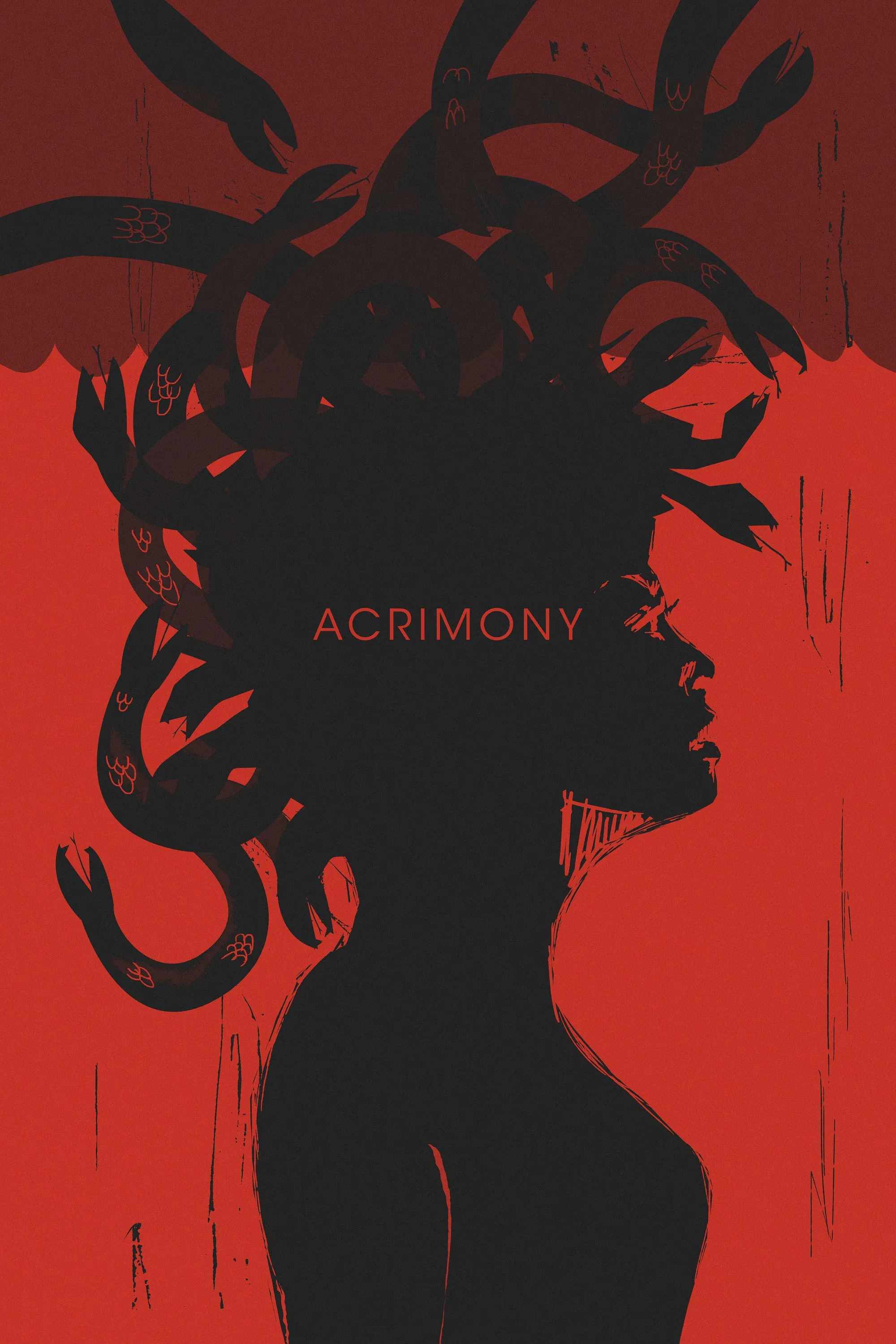 Poster chính thức của phim Phim Tâm Lý, Phim Giật Gân "Hôn Nhân Tan Vỡ" (Acrimony - 2018), với sự tham gia của diễn viên Taraji P. Henson và Lyriq Bent.