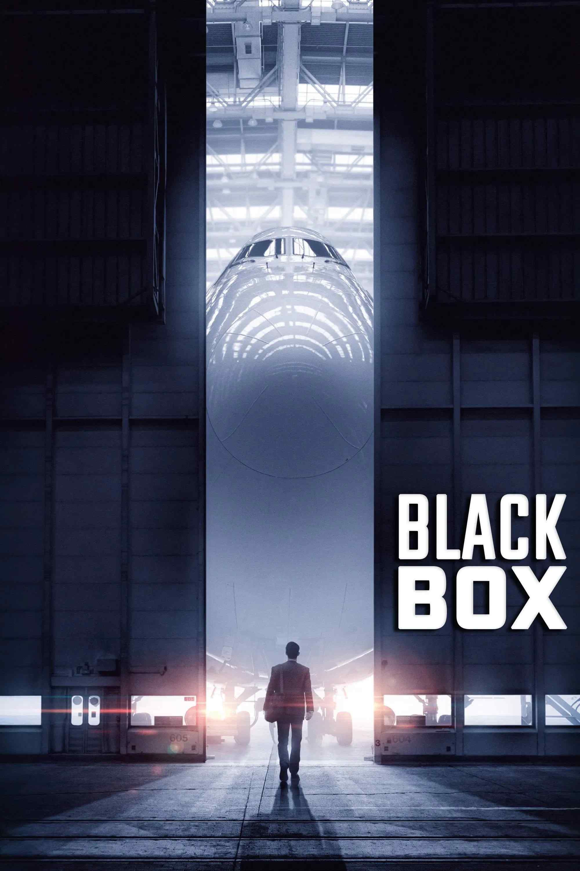 Poster chính thức của phim Phim Bí Ẩn, Phim Giật Gân "Hộp Đen" (Black Box - 2021), với sự tham gia của diễn viên Pierre Niney và Lou de Laâge.