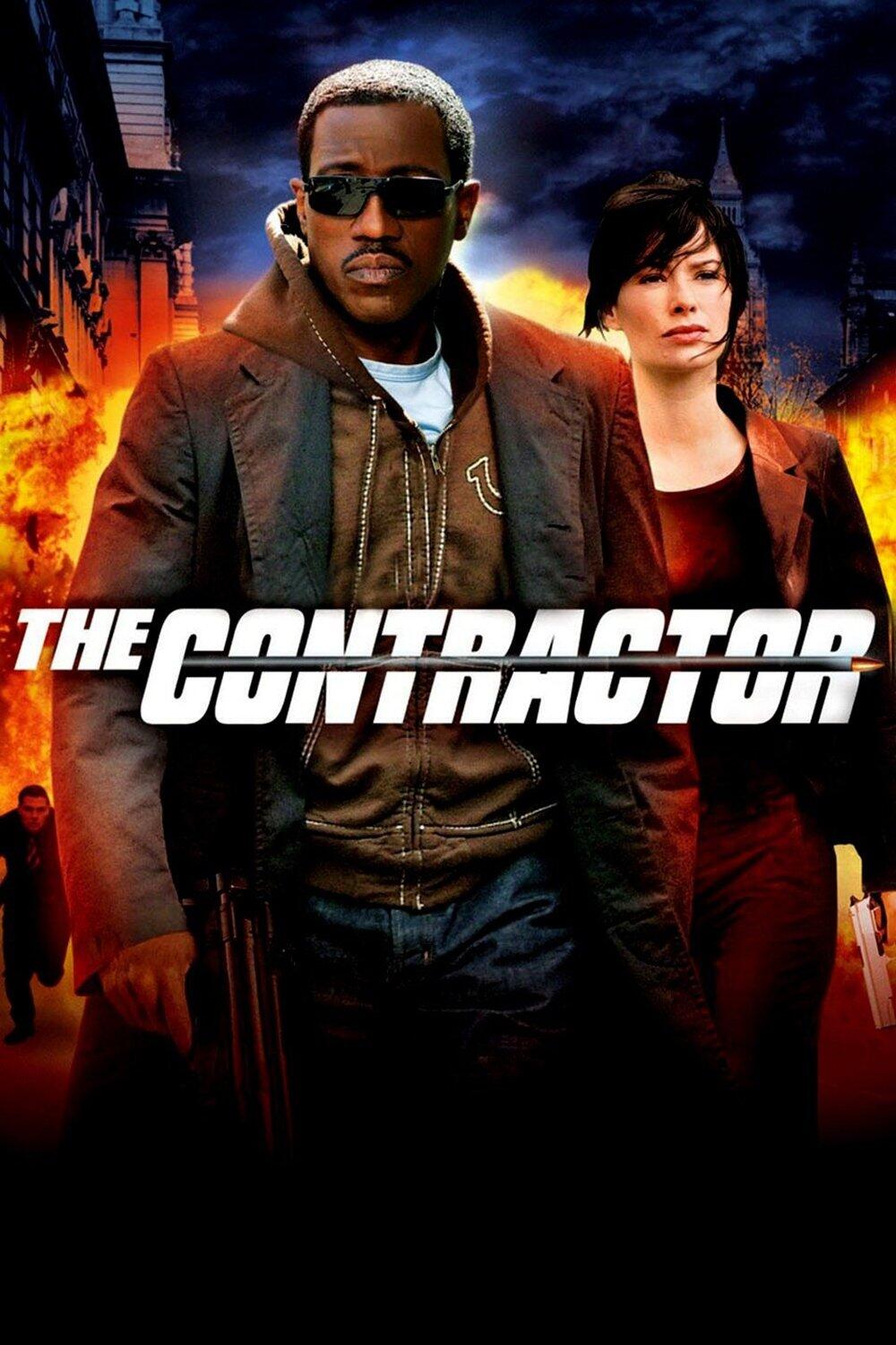 Poster chính thức của phim Phim Hành Động, Phim Phiêu Lưu "Hợp đồng đoạt mạng" (The Contractor - 2007), với sự tham gia của diễn viên Wesley Snipes và Eliza Bennett.
