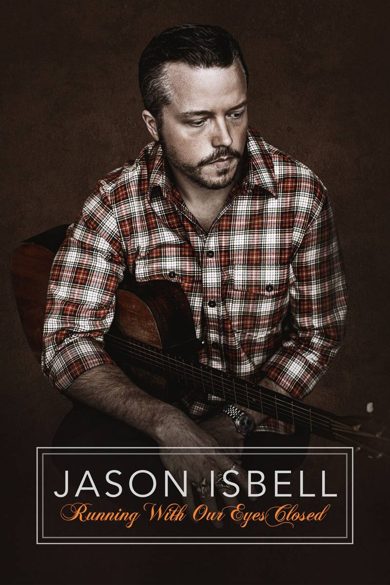 Poster chính thức của phim Phim Tài Liệu, Phim Ca Nhạc "Hộp Nhạc Jason Isbell Nhắm Mắt Mà Chạy" (Jason Isbell: Running With Our Eyes Closed - 2023), với sự tham gia của diễn viên Jason Isbell và Amanda Shires.