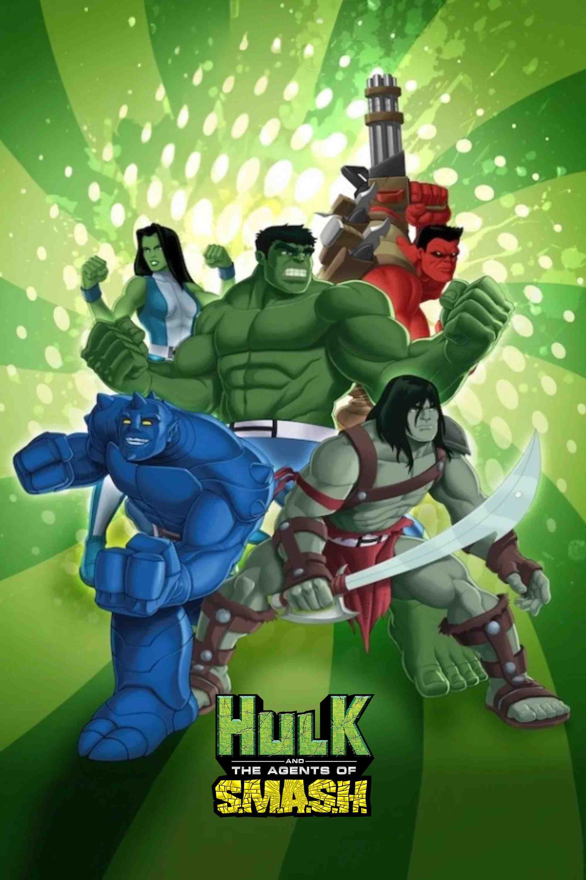 Poster chính thức của phim Phim Hành Động & Phiêu Lưu, Phim Hoạt Hình "Hulk Và Đặc Vụ S.M.A.S.H" (Marvel's Hulk and the Agents of S.M.A.S.H. - 2013), với sự tham gia của diễn viên Fred Tatasciore và Clancy Brown.