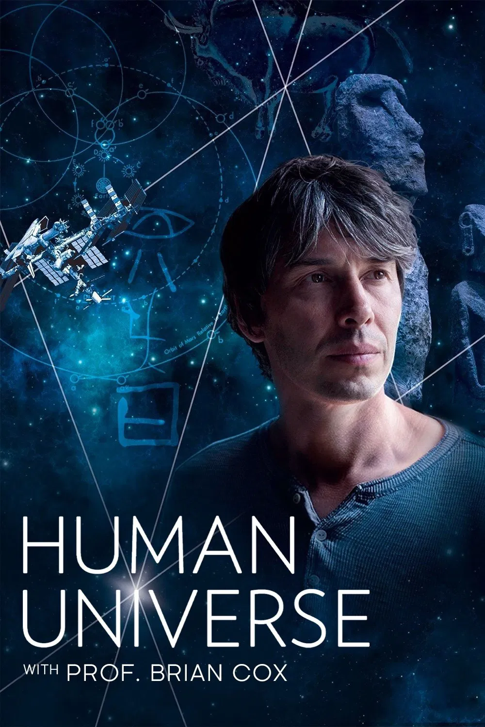 Poster chính thức của phim Phim Tài Liệu "Human Universe" (Human Universe - 2014), với sự tham gia của diễn viên Brian Cox.