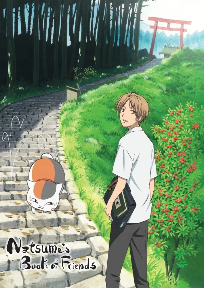 Poster chính thức của phim Phim Hoạt Hình, Phim Hài "Hữu Nhân Sổ (Phần 3)" (Natsume's Book of Friends - 2008), với sự tham gia của diễn viên Hiroshi Kamiya và Kazuhiko Inoue.