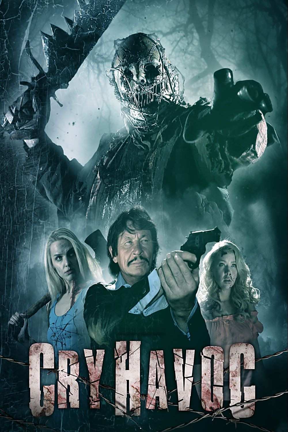 Poster chính thức của phim Phim Kinh Dị, Phim Hành Động "Hủy Diệt" (Cry Havoc - 2020), với sự tham gia của diễn viên Robert Bronzi và Emily Sweet.