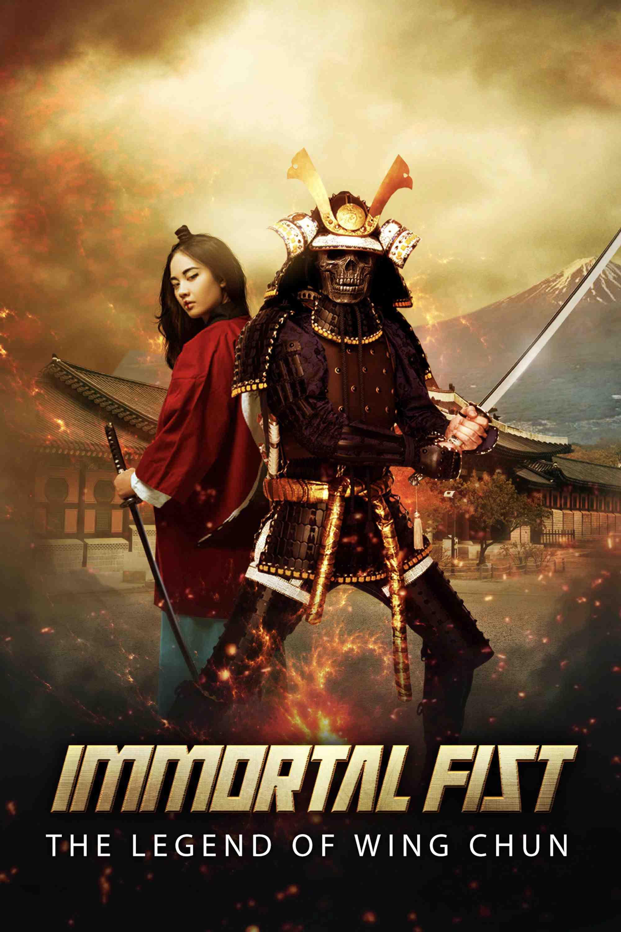 Poster chính thức của phim Phim Hành Động "Huyền Thoại Bất Tử" (Immortal Fist: The Legend of Wing Chun - 2017), với sự tham gia của diễn viên Elle Beyer.