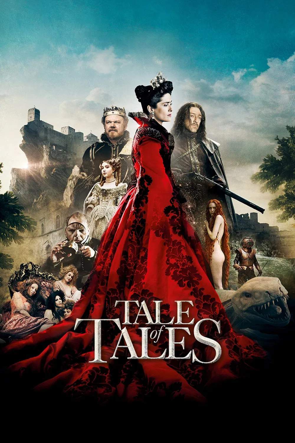 Poster chính thức của phim Phim Tình Cảm, Phim Giả Tượng "Huyền Thoại Cổ Tích" (Tale of Tales - 2015), với sự tham gia của diễn viên Salma Hayek Pinault và Vincent Cassel.