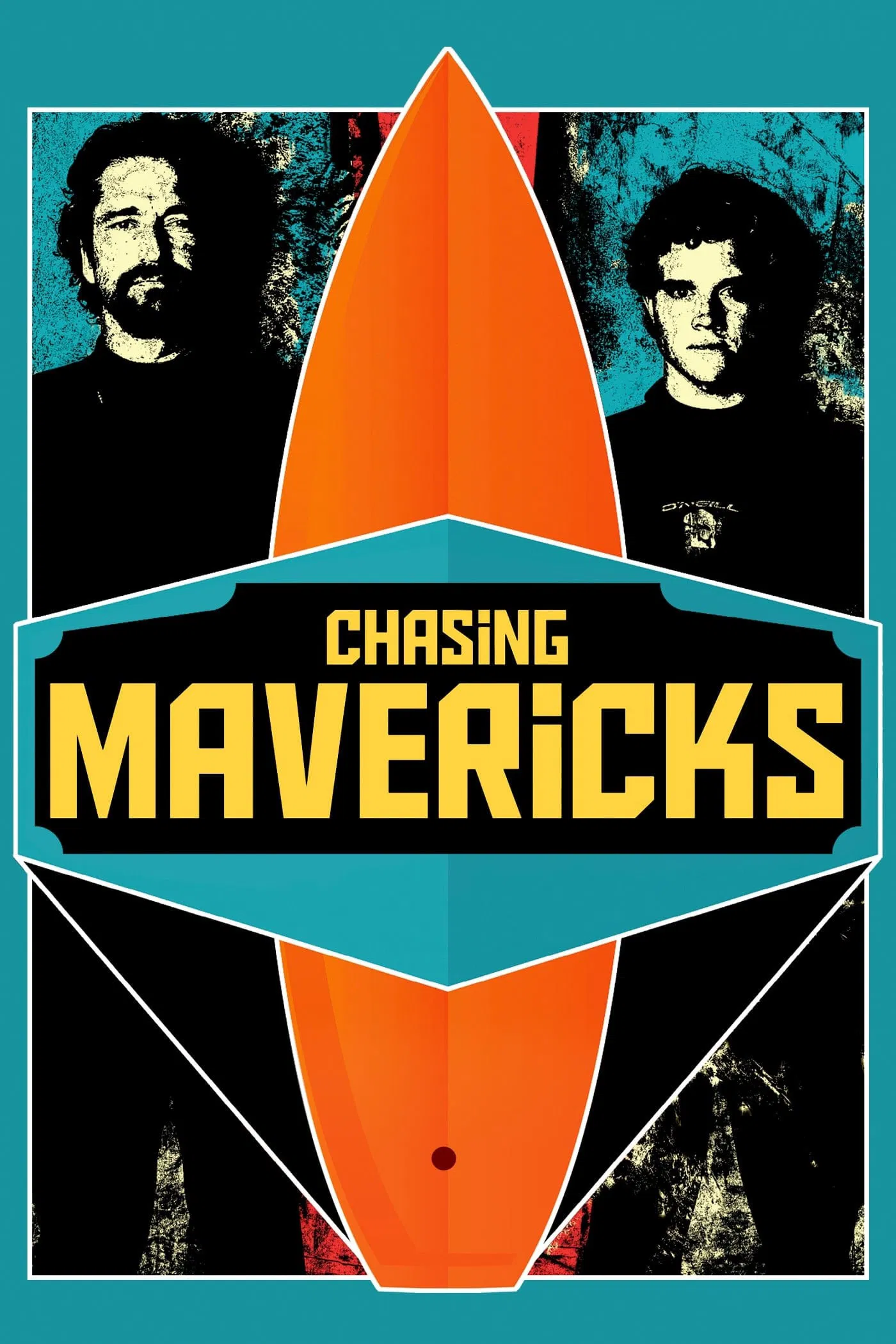 Poster chính thức của phim Phim Tâm Lý "Huyền Thoại Lướt Sóng" (Chasing Mavericks - 2012), với sự tham gia của diễn viên Gerard Butler và Jonny Weston.