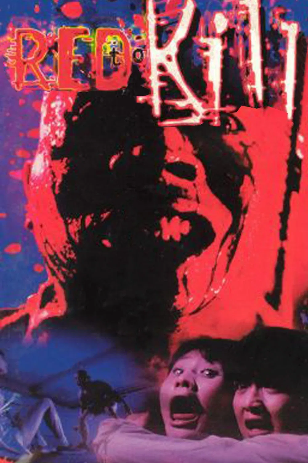 Poster chính thức của phim Phim Kinh Dị "Huyết Dụ Sát Nhân" (Red to Kill - 1994), với sự tham gia của diễn viên Lily Chung Suk-Wai và Money Lo Man-Yee.