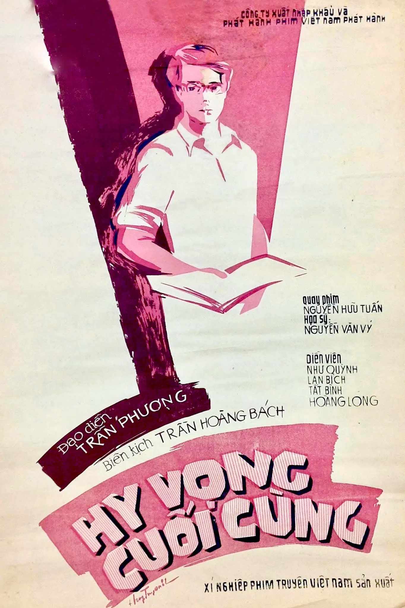 Poster chính thức của phim Phim Tâm Lý "Hy vọng cuối cùng" (The Last Hope - 1981), với sự tham gia của diễn viên Như Quỳnh và Tất Bình.
