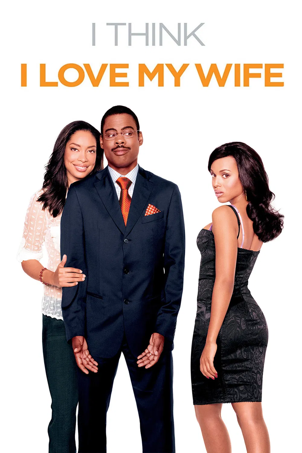 Poster chính thức của phim Phim Hài, Phim Tình Cảm "I Think I Love My Wife" (I Think I Love My Wife - 2007), với sự tham gia của diễn viên Chris Rock và Gina Torres.