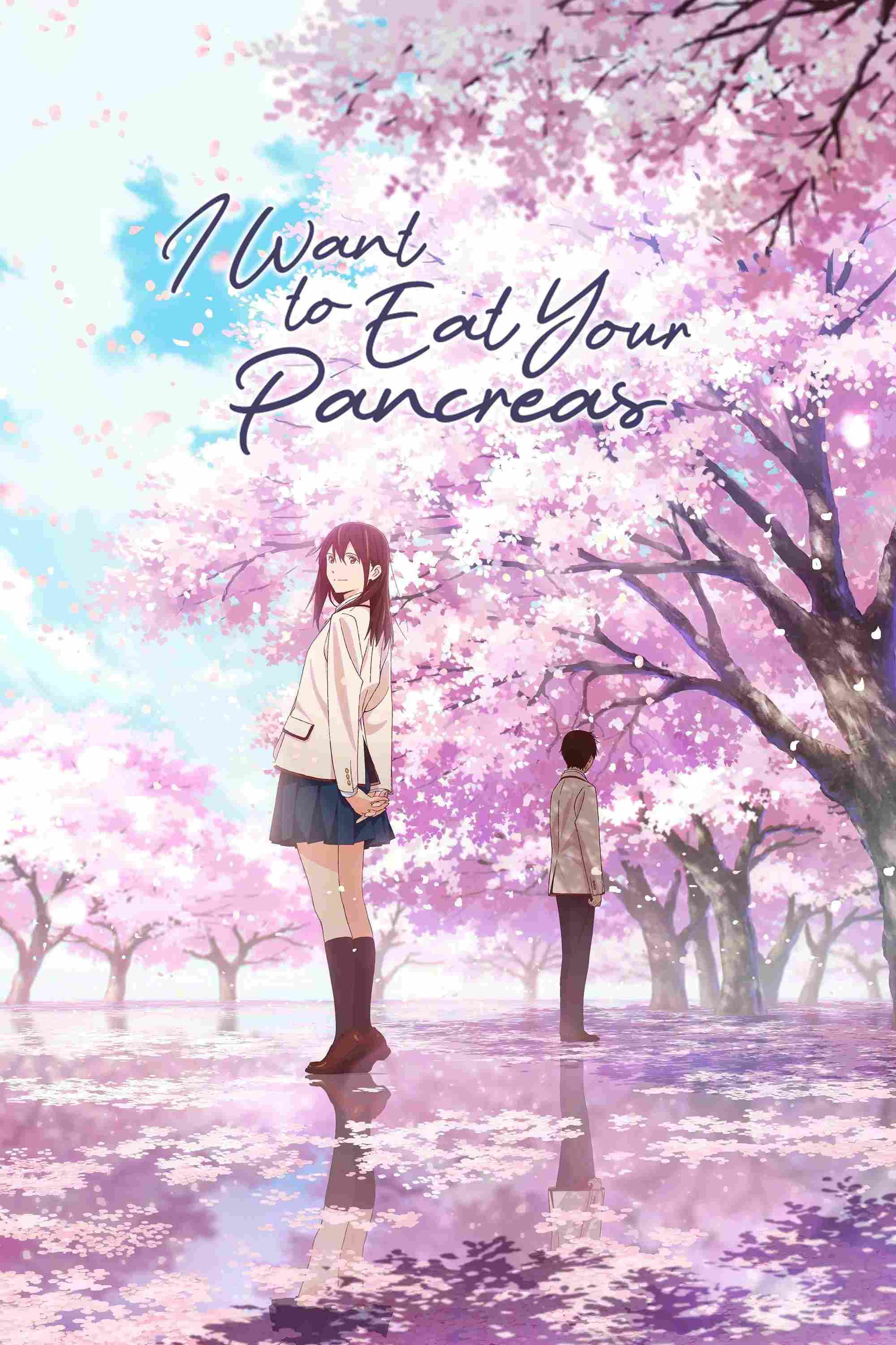 Poster chính thức của phim Phim Hoạt Hình, Phim Tâm Lý "I Want to Eat Your Pancreas" (I Want to Eat Your Pancreas - 2018), với sự tham gia của diễn viên Mahiro Takasugi và Lynn.