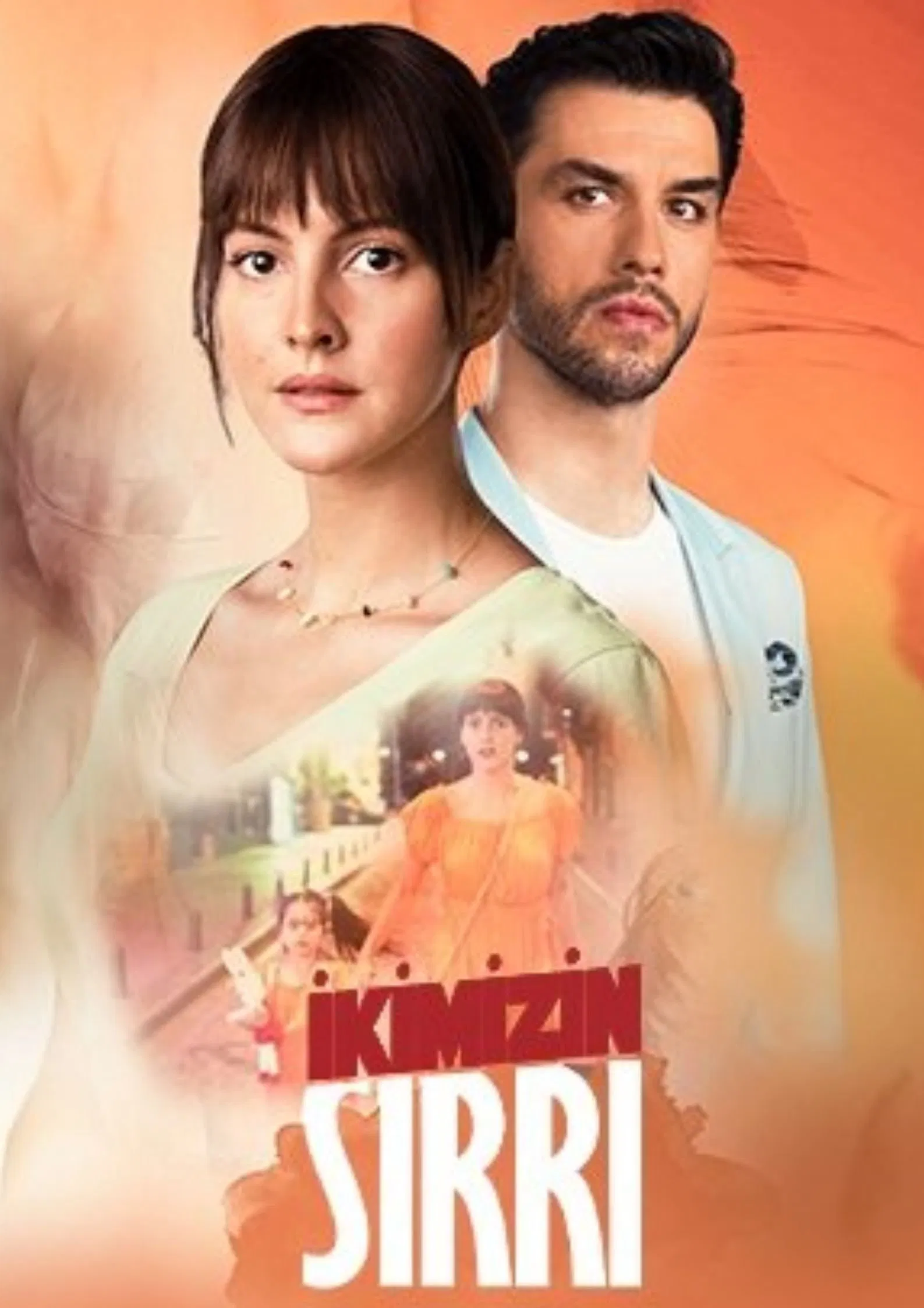Poster chính thức của phim Phim Tâm Lý "Ikimizin Sirri" (İkimizin Sırrı - 2021), với sự tham gia của diễn viên Leyla Feray và Aras Aydın.