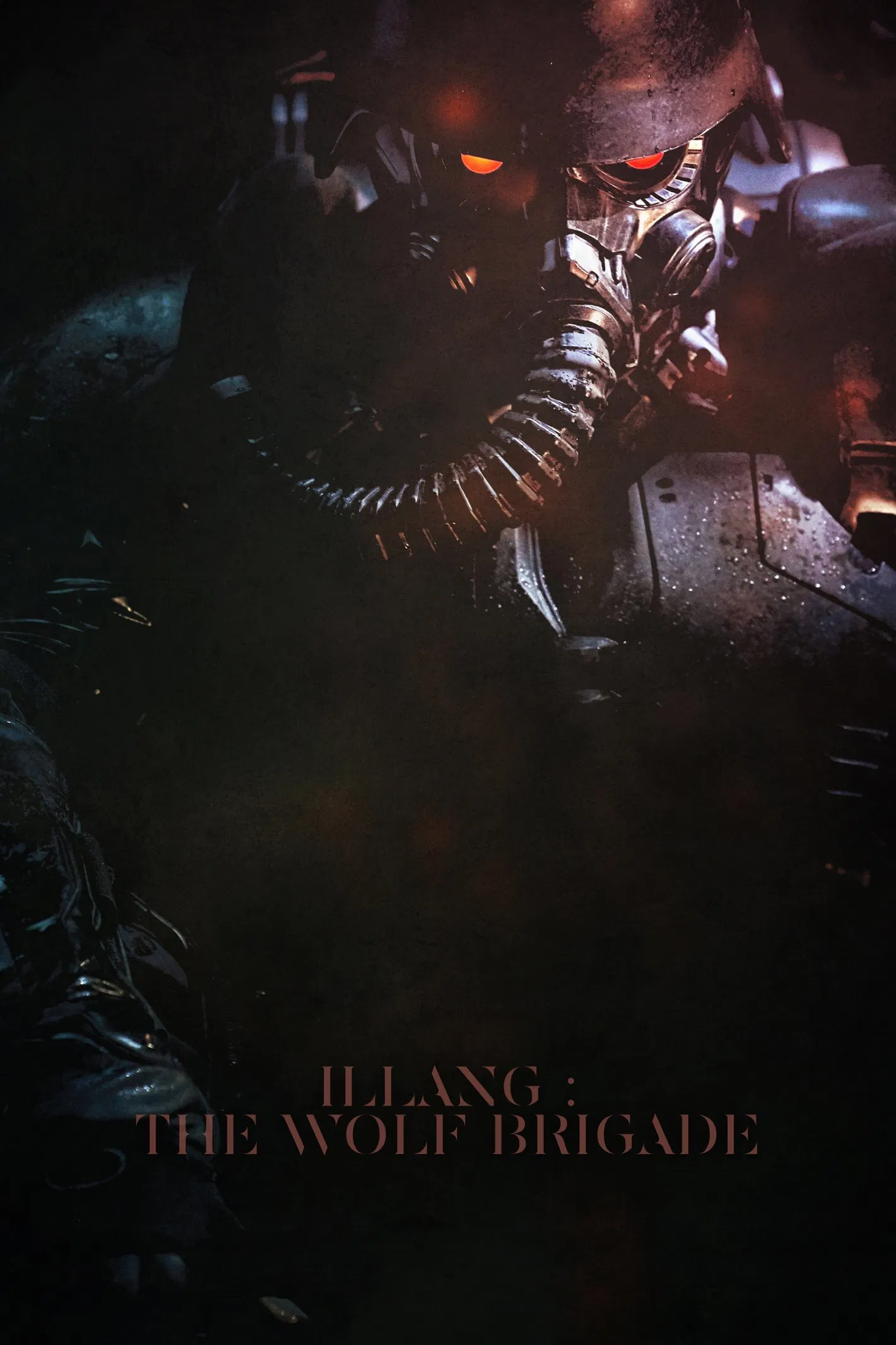 Poster chính thức của phim Phim Viễn Tưởng, Phim Hành Động "Illang: Lữ Đoàn Sói" (Illang: The Wolf Brigade - 2018), với sự tham gia của diễn viên Gang Dong-won và Han Hyo-joo.
