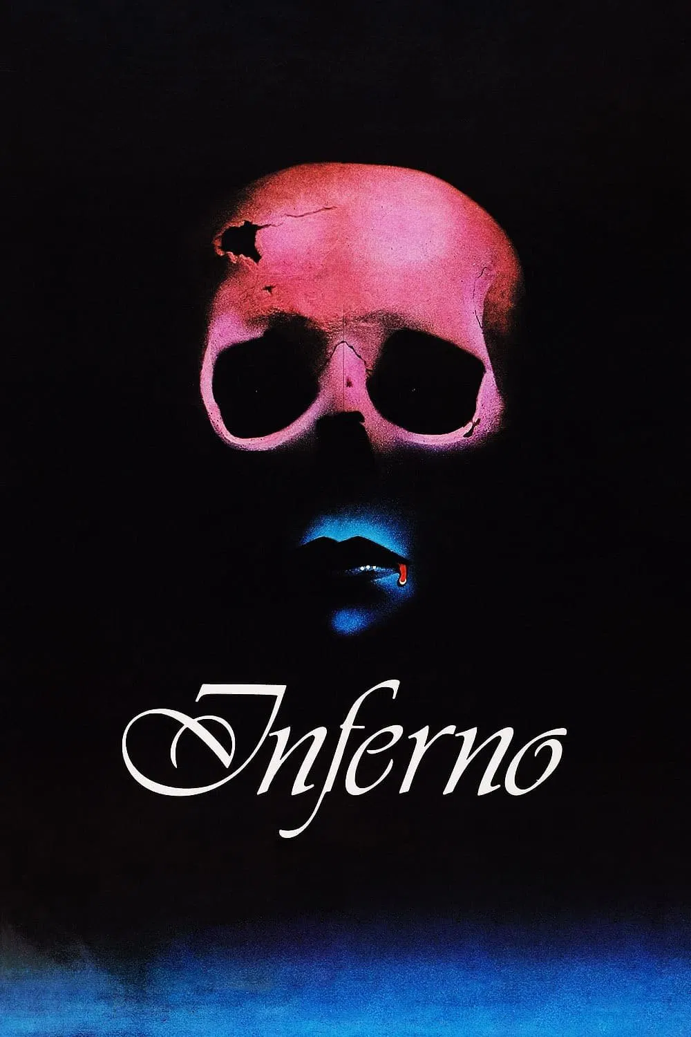 Poster chính thức của phim Phim Kinh Dị, Phim Giật Gân "Inferno" (Inferno - 1980), với sự tham gia của diễn viên Leigh McCloskey và Irene Miracle.