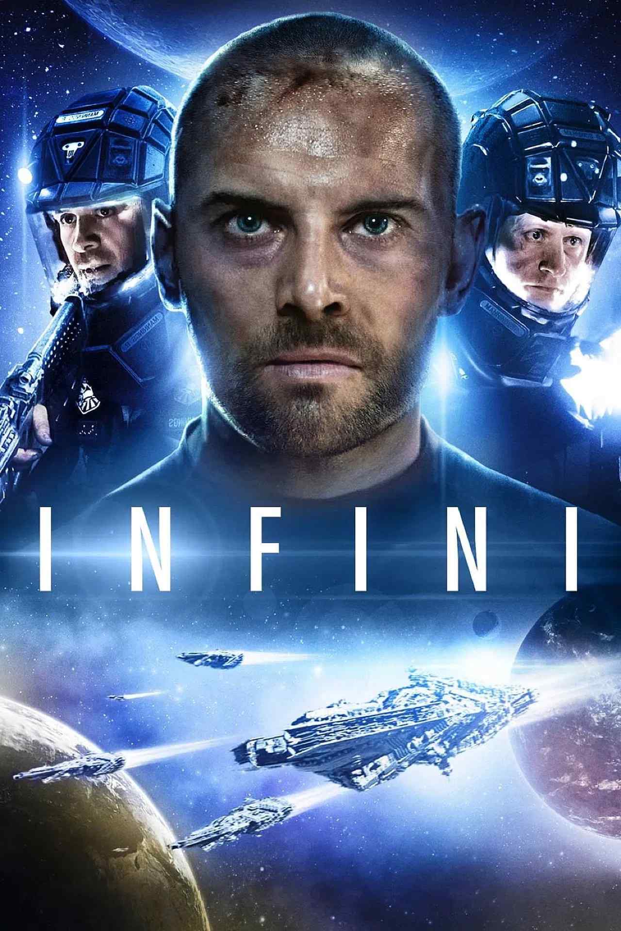 Poster chính thức của phim Phim Kinh Dị, Phim Viễn Tưởng "Infini" (Infini - 2015), với sự tham gia của diễn viên Daniel MacPherson và Grace Huang.
