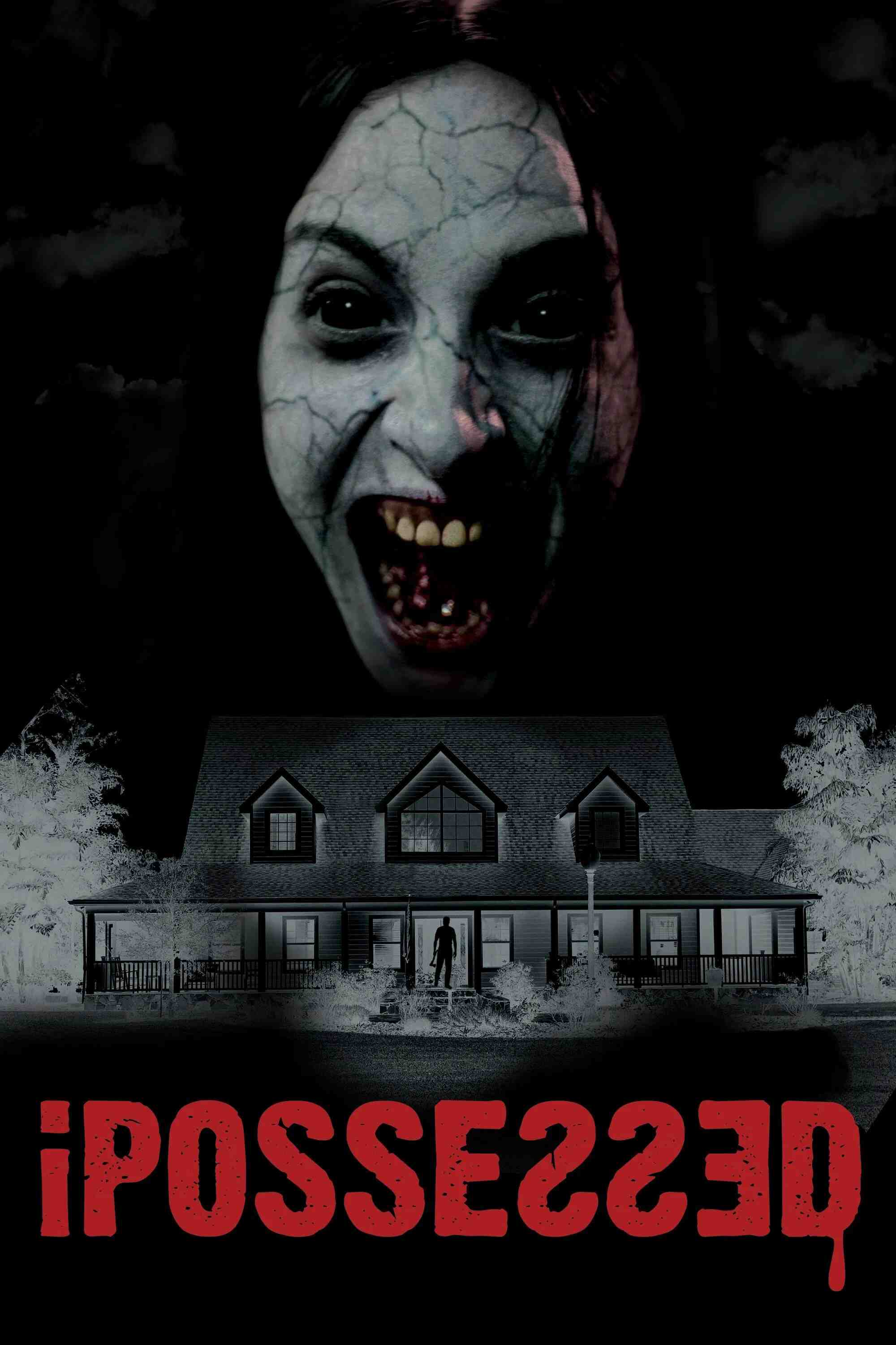 Poster chính thức của phim Phim Kinh Dị, Phim Giật Gân "iPossessed" (iPossessed - 2025), với sự tham gia của diễn viên Carl Rimi và Meghan Carrasquillo.