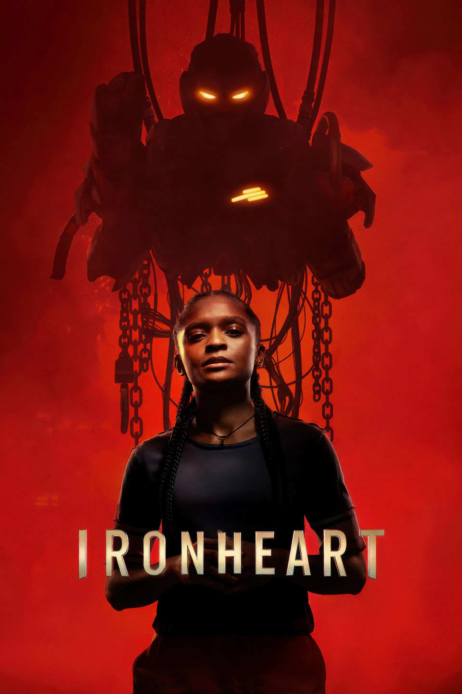 Poster chính thức của phim Phim Viễn Tưởng & Giả Tưởng, Phim Hình Sự "Ironheart" (Ironheart - 2025), với sự tham gia của diễn viên Dominique Thorne và Lyric Ross.