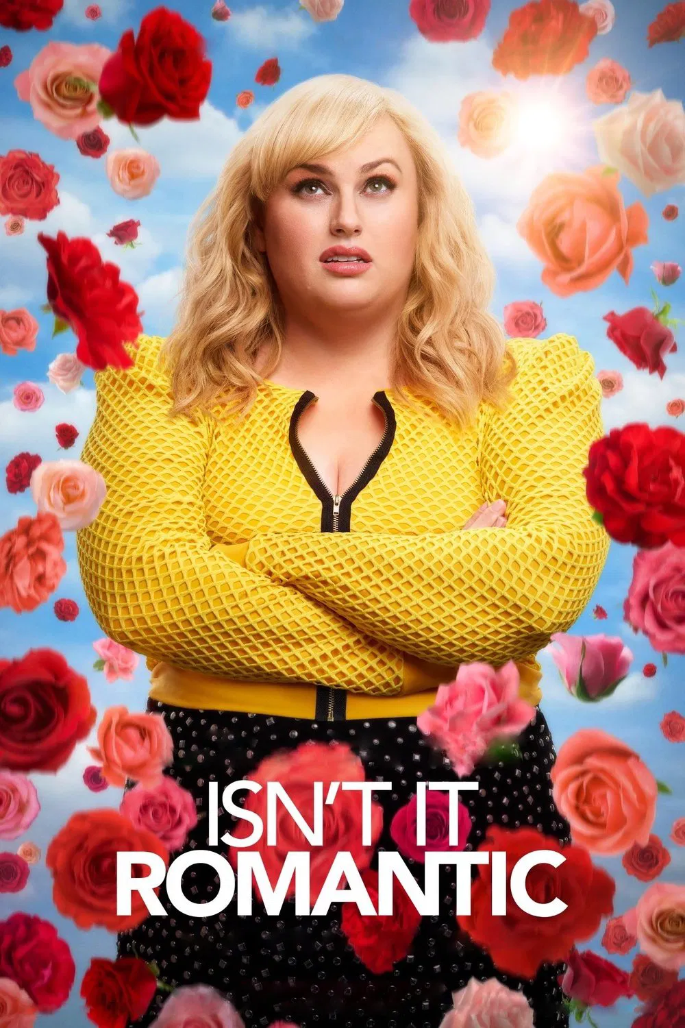 Poster chính thức của phim Phim Hài, Phim Giả Tượng "Isn't It Romantic" (Isn't It Romantic - 2019), với sự tham gia của diễn viên Rebel Wilson và Liam Hemsworth.