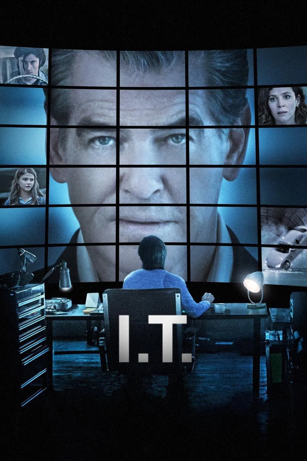 Poster chính thức của phim Phim Giật Gân "I.T." (I.T. - 2016), với sự tham gia của diễn viên Pierce Brosnan và Stefanie Scott.
