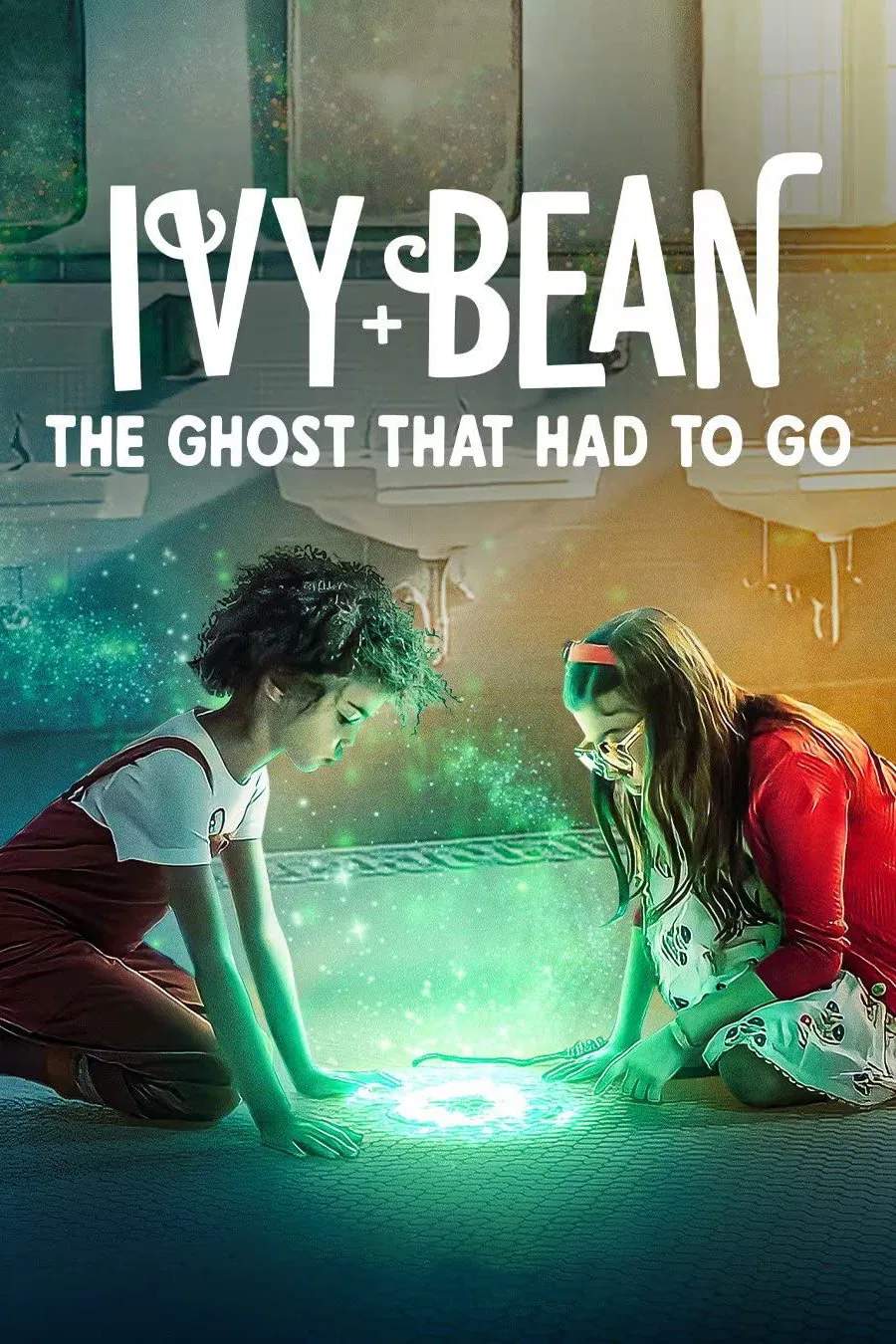 Poster chính thức của phim Phim Gia Đình, Phim Hài "Ivy + Bean: Tống cổ những con ma" (Ivy + Bean: The Ghost That Had to Go - 2022), với sự tham gia của diễn viên Keslee Blalock và Madison Skye Validum.