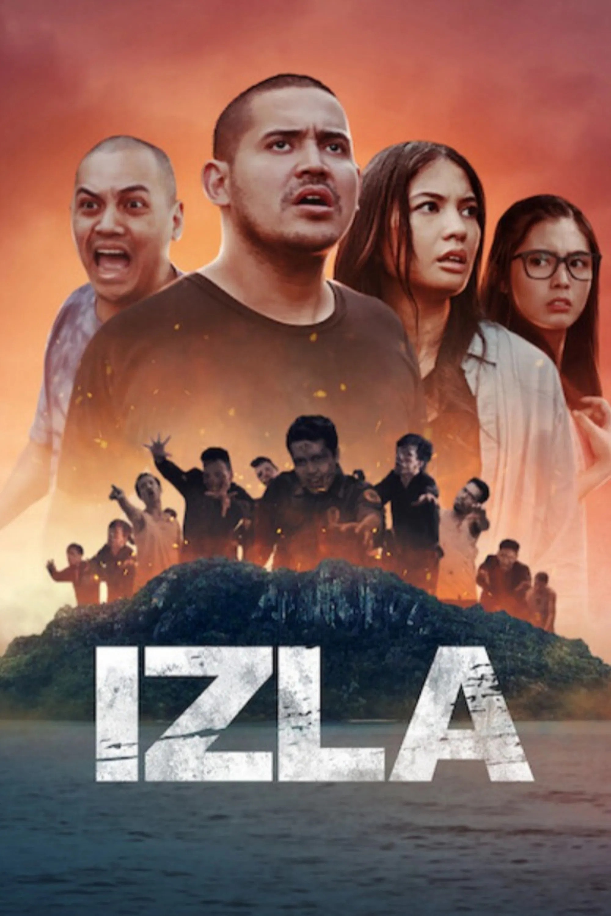Poster chính thức của phim Phim Hài, Phim Kinh Dị "Izla" (Izla - 2021), với sự tham gia của diễn viên Paolo Contis và Archie Alemania.
