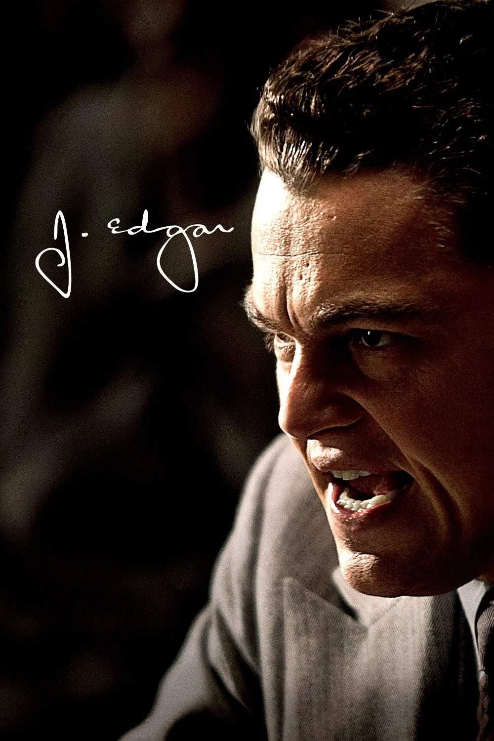 Poster chính thức của phim Phim Tâm Lý, Phim Hình Sự "J. Edgar" (J. Edgar - 2011), với sự tham gia của diễn viên Leonardo DiCaprio và Armie Hammer.