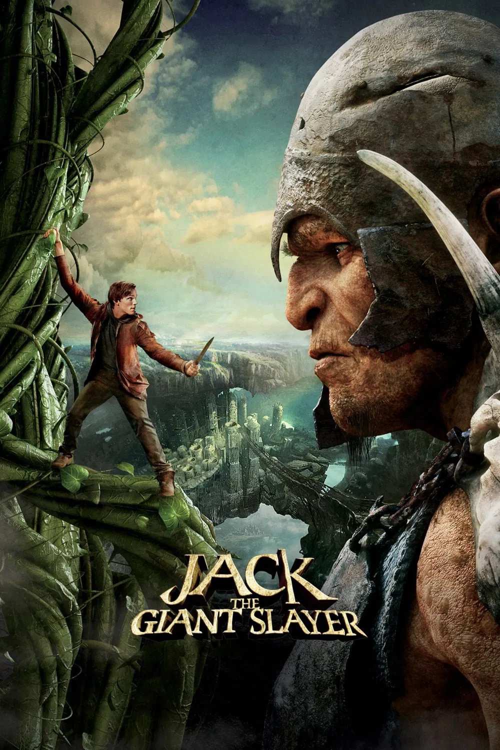 Poster chính thức của phim Phim Giả Tượng, Phim Hành Động "Jack và Đại Chiến Người Khổng Lồ" (Jack the Giant Slayer - 2013), với sự tham gia của diễn viên Nicholas Hoult và Eleanor Tomlinson.