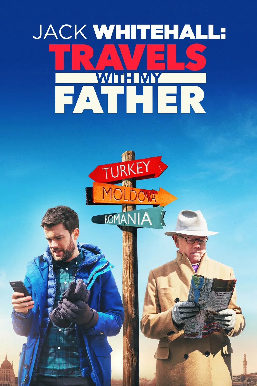 Poster chính thức của phim Phim Hài, Truyền Hình Thực Tế "Jack Whitehall: Du lịch cùng cha tôi (Phần 2)" (Jack Whitehall: Travels with My Father - 2017), với sự tham gia của diễn viên Jack Whitehall và Michael Whitehall.
