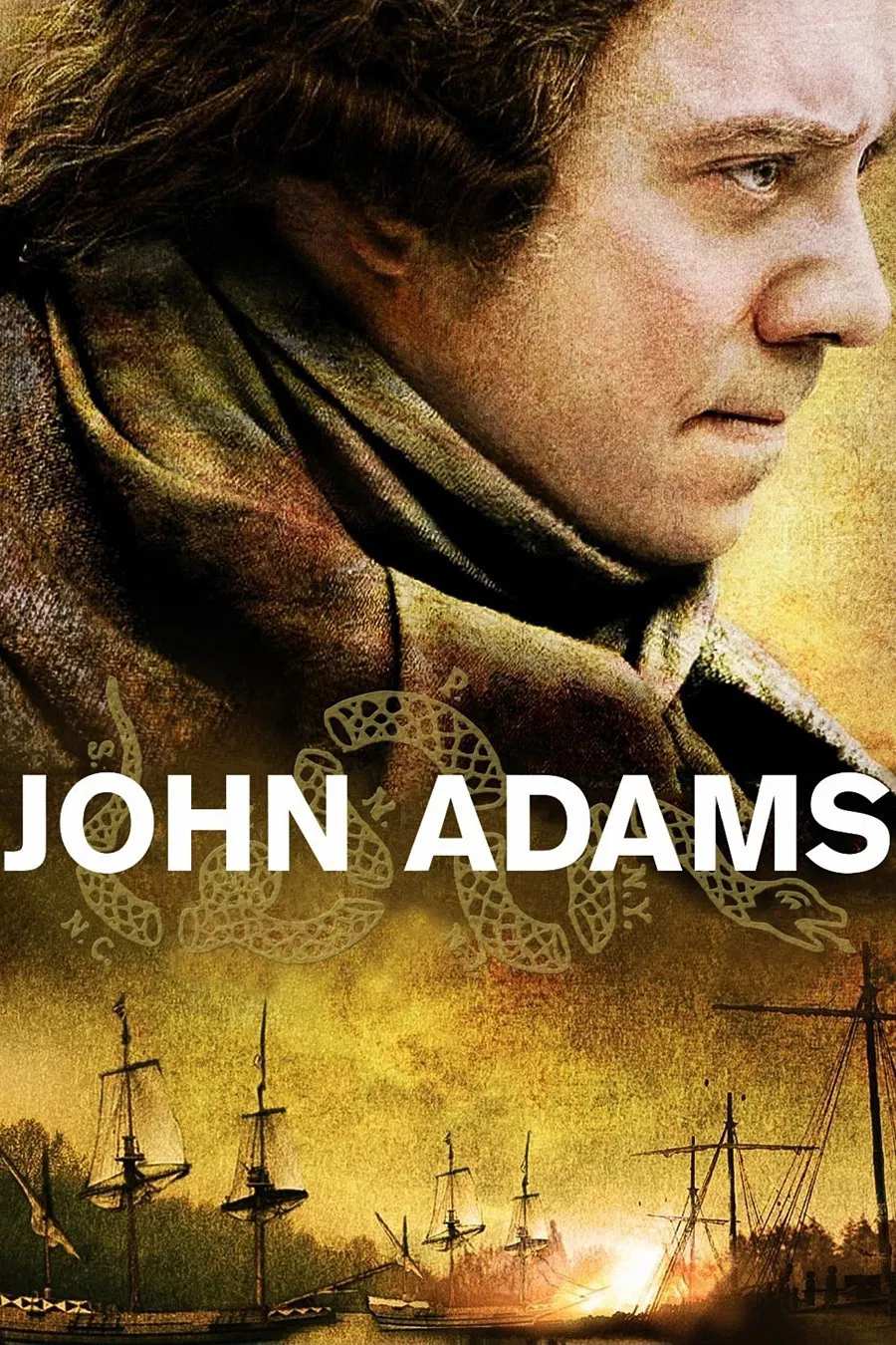Poster chính thức của phim Phim Tâm Lý "John Adams" (John Adams - 2008), với sự tham gia của diễn viên Paul Giamatti và Laura Linney.