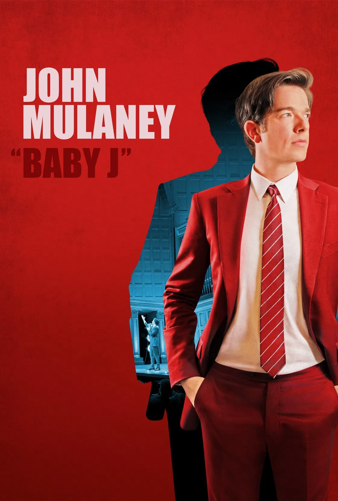 Poster chính thức của phim Phim Hài "John Mulaney: Baby J" (John Mulaney: Baby J - 2023), với sự tham gia của diễn viên John Mulaney.