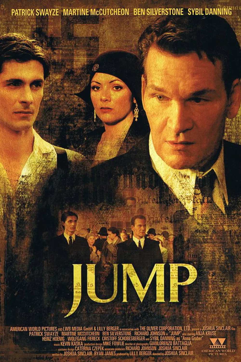Poster chính thức của phim Phim Tâm Lý "Jump" (Jump - 2008), với sự tham gia của diễn viên Patrick Swayze và Ben Silverstone.