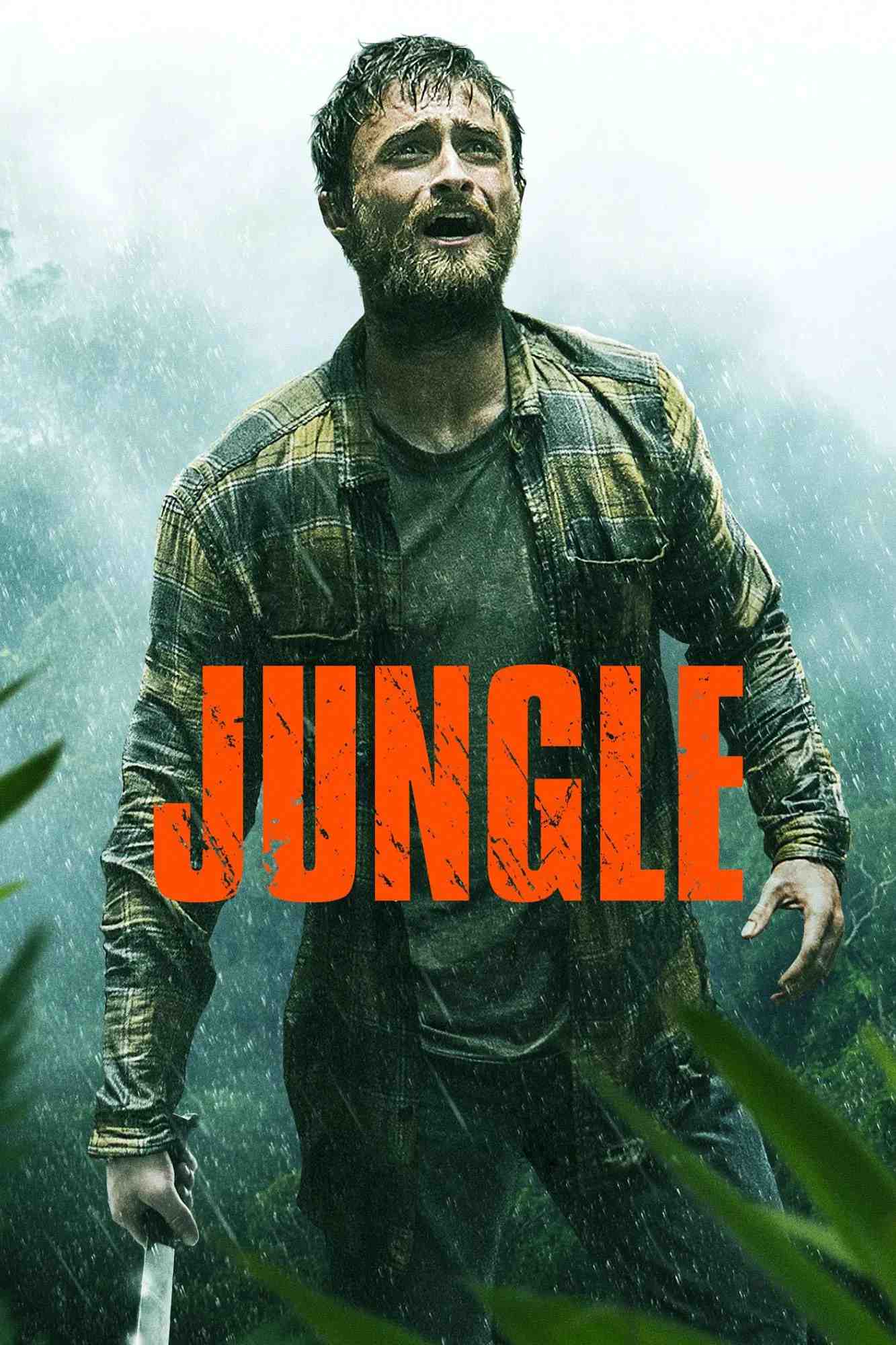 Poster chính thức của phim Phim Phiêu Lưu, Phim Tâm Lý "Jungle" (Jungle - 2017), với sự tham gia của diễn viên Daniel Radcliffe và Alex Russell.