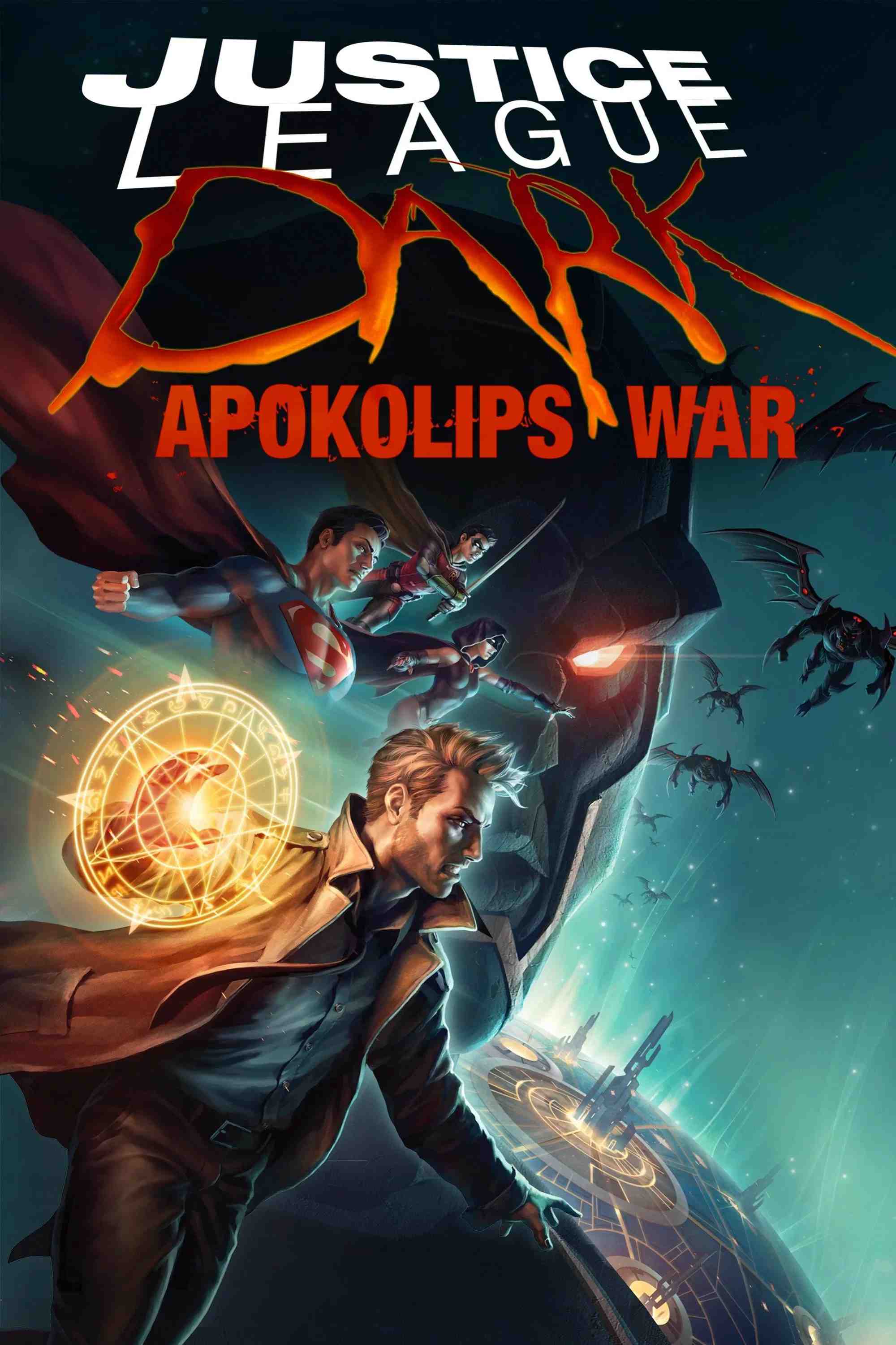Poster chính thức của phim Phim Hoạt Hình, Phim Hành Động "Justice League Dark: Apokolips War" (Justice League Dark: Apokolips War - 2020), với sự tham gia của diễn viên Matt Ryan và Jerry O'Connell.