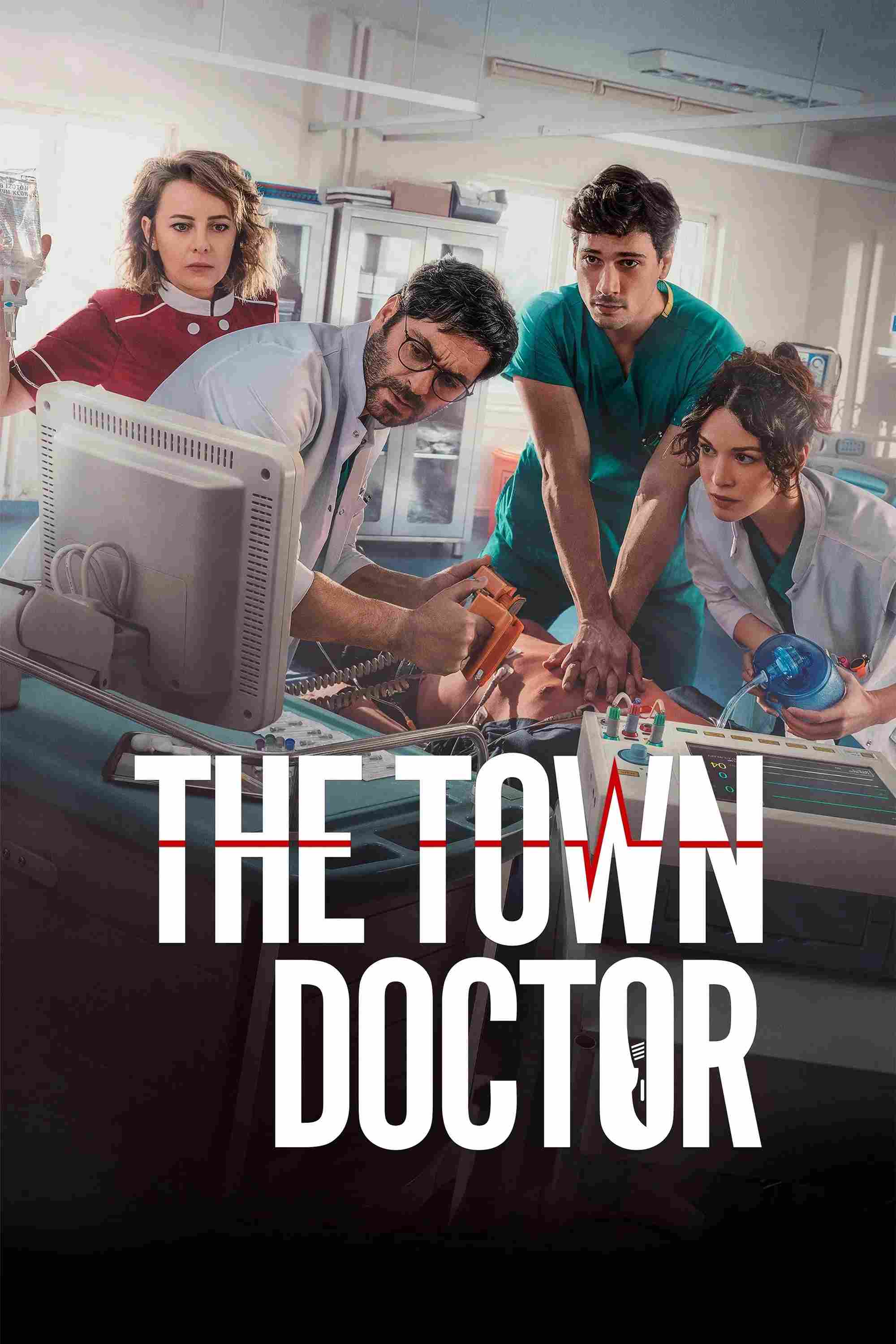 Poster chính thức của phim Phim Tâm Lý, Phim Gia Đình "Người Thầy Y Đức (Bản Thổ Nhĩ Kỳ)" (The Town Doctor - 2022), với sự tham gia của diễn viên Ozan Akbaba và Deniz Can Aktaş.
