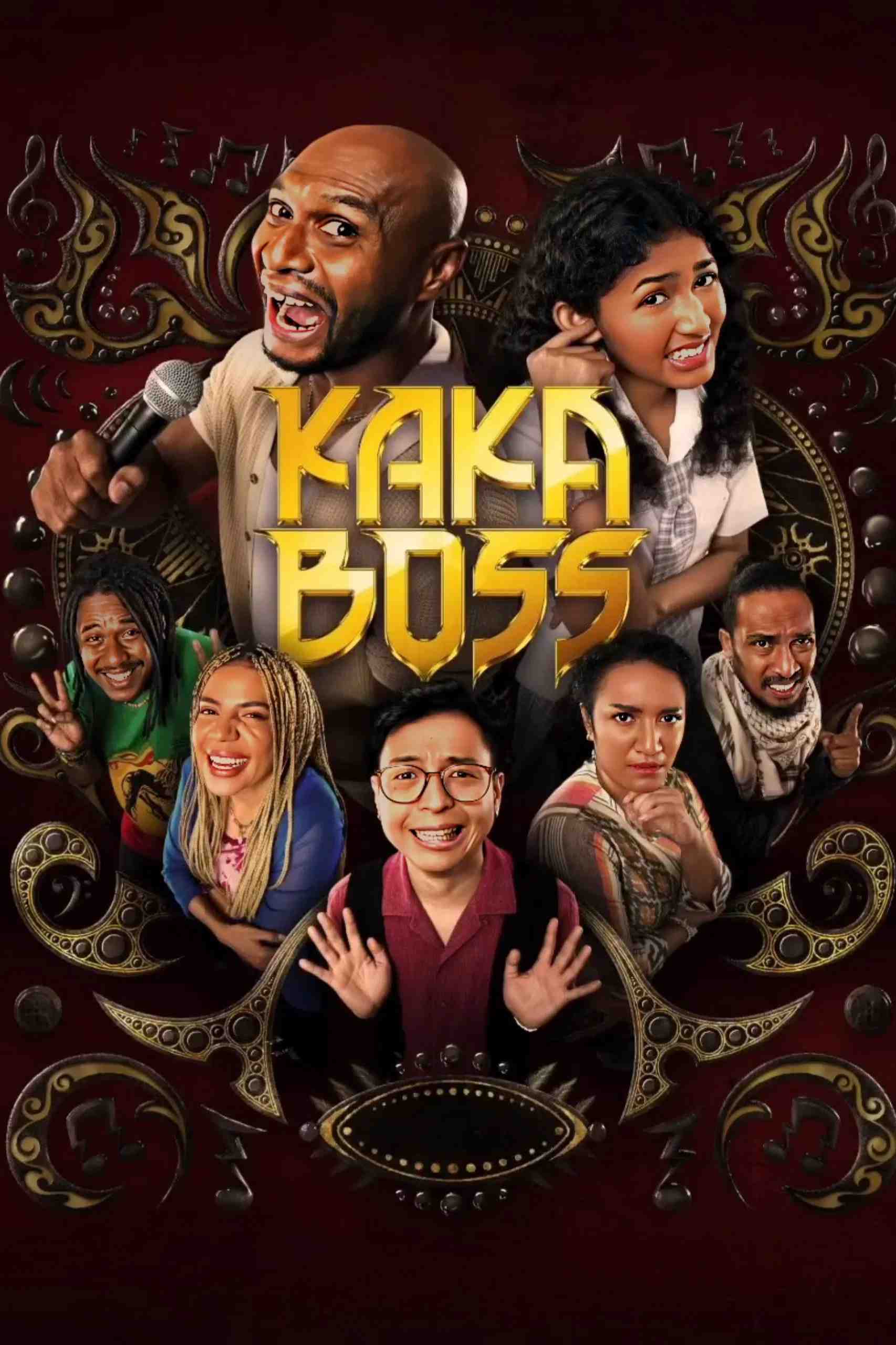 Poster chính thức của phim Phim Hài, Phim Tâm Lý "Kaka Boss" (Kaka Boss - 2024), với sự tham gia của diễn viên Godfred Orindeod và Glory Hillary.