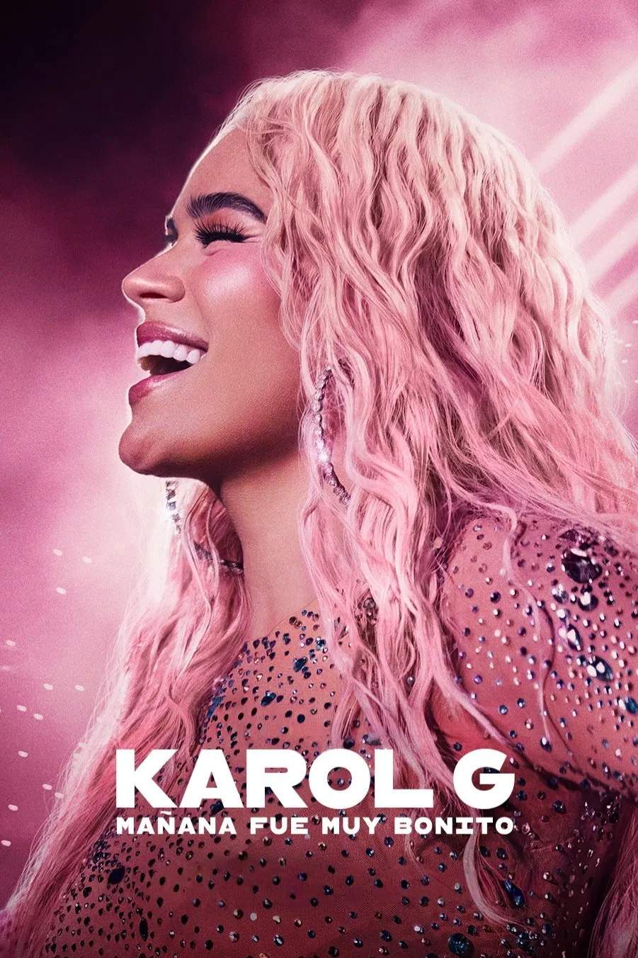 Poster chính thức của phim Phim Tài Liệu, Phim Ca Nhạc "Karol G: Ngày Mai Thật Đẹp" (Karol G: Tomorrow Was Beautiful - 2025), với sự tham gia của diễn viên KAROL G và Shakira.
