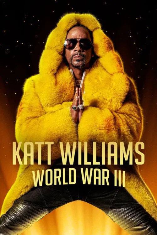 Poster chính thức của phim Phim Hài "Katt Williams: Thế Chiến III" (Katt Williams: World War III - 2022), với sự tham gia của diễn viên Katt Williams.