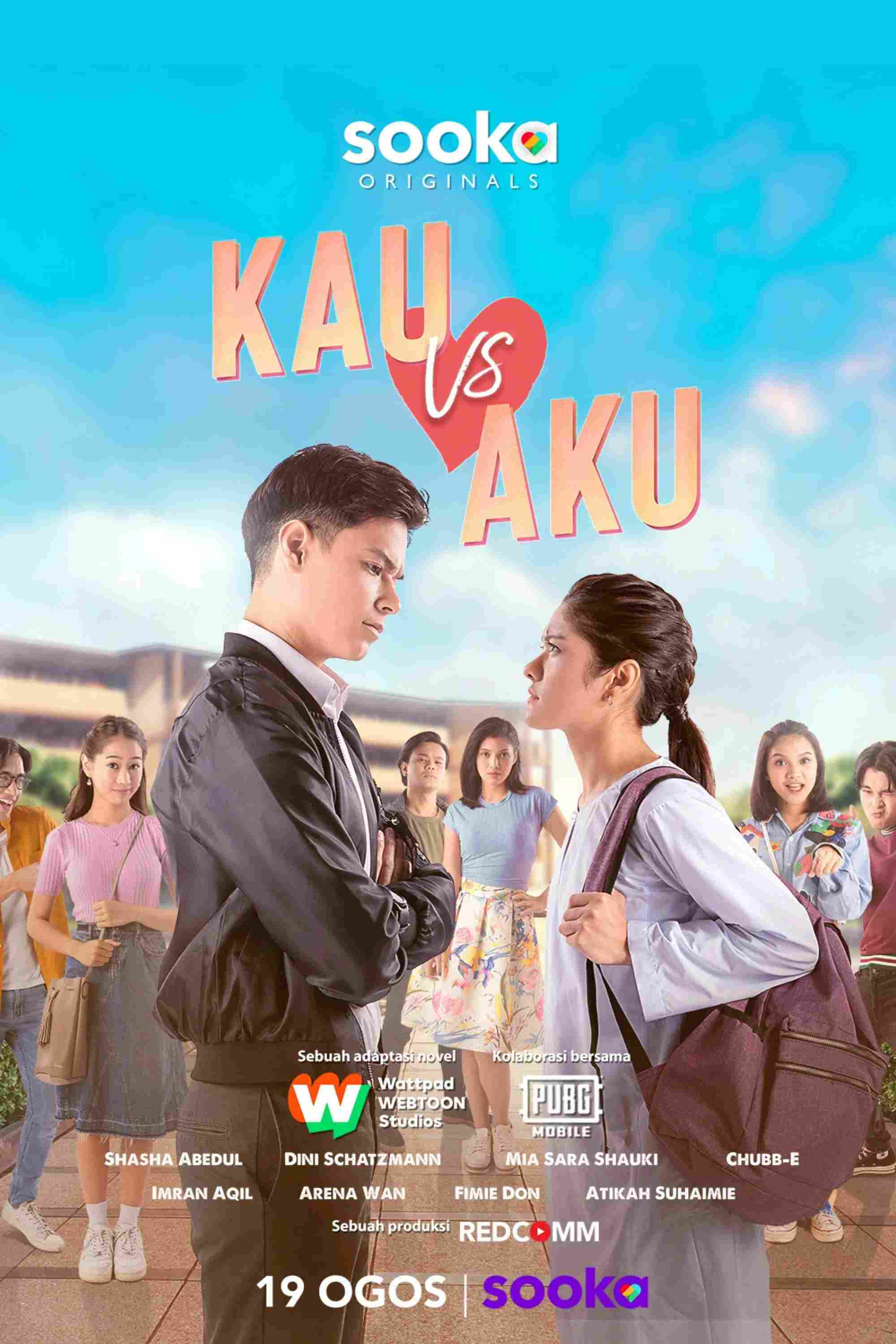Poster chính thức của phim Phim Tâm Lý "Kau vs Aku (Phần 1)" (Kau Vs Aku - 2022).