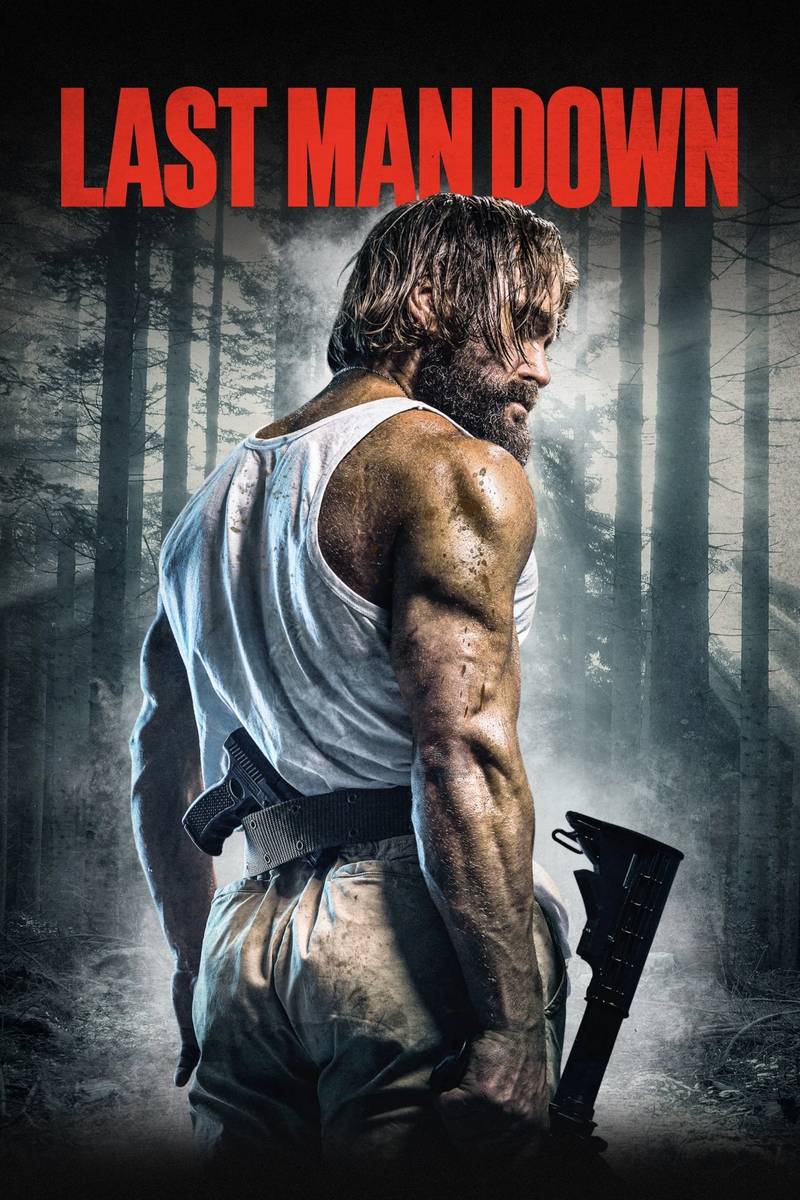 Poster chính thức của phim Phim Hành Động, Phim Giật Gân "Kẻ Báo Thù Cuối Cùng" (Last Man Down - 2021), với sự tham gia của diễn viên Daniel Stisen và Olga Kent.