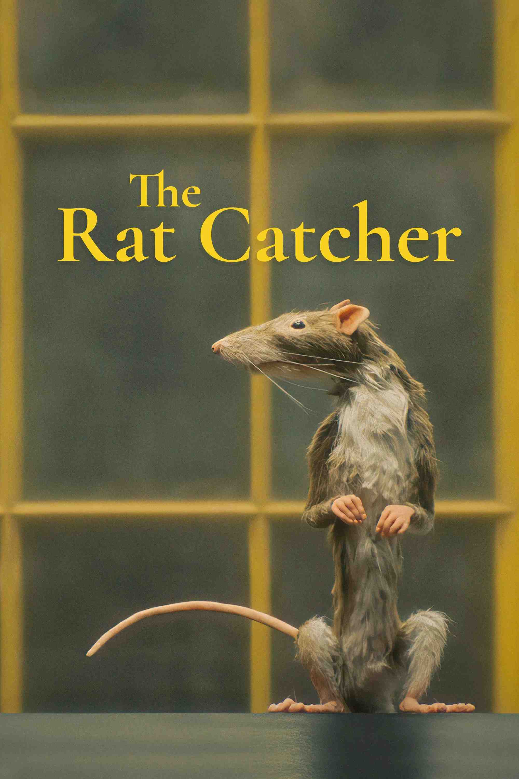 Poster chính thức của phim Phim Hài "Kẻ Bắt Chuột" (The Rat Catcher - 2023), với sự tham gia của diễn viên Richard Ayoade và Ralph Fiennes.
